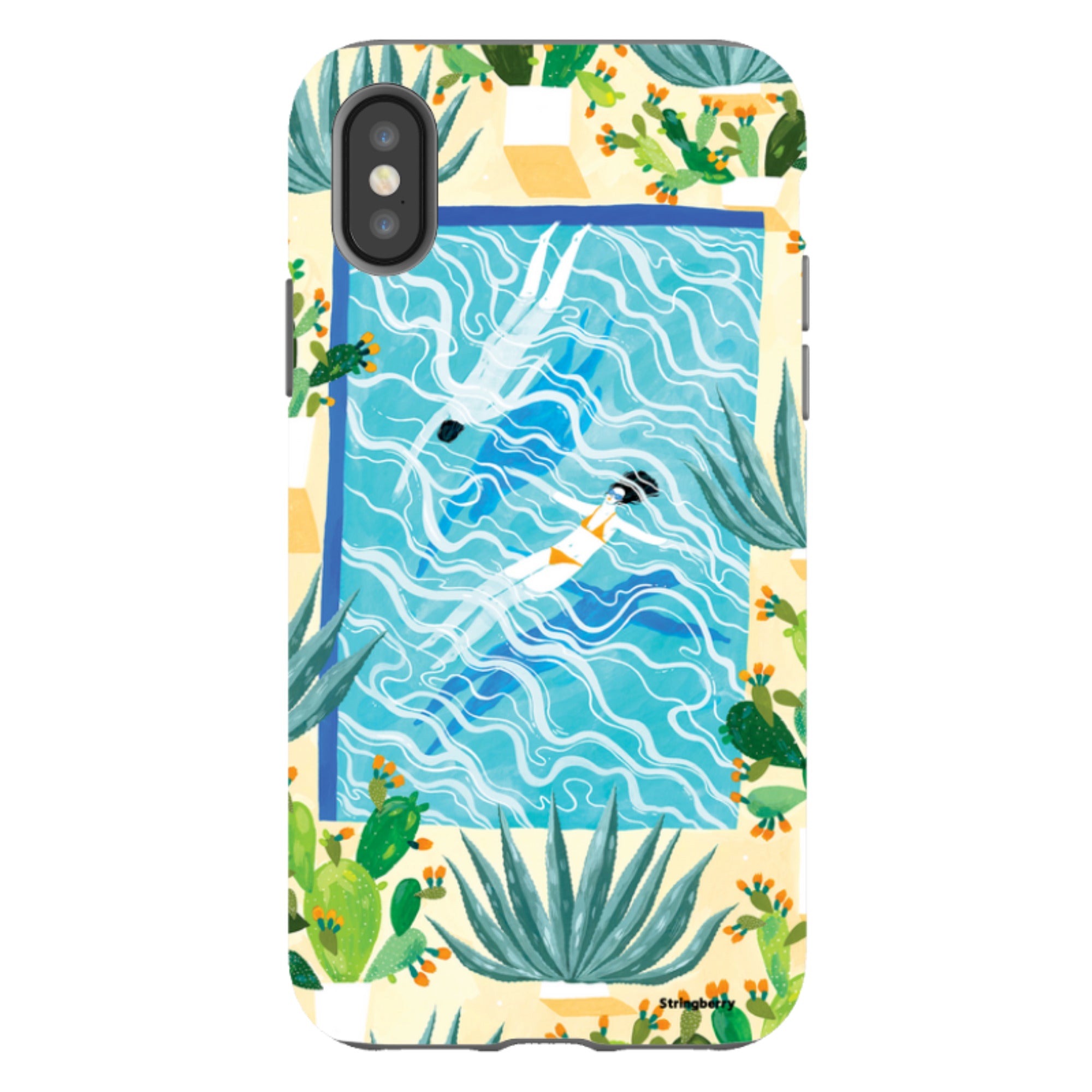 iPhone Tough Case - La Piscina By Madalina Andronic