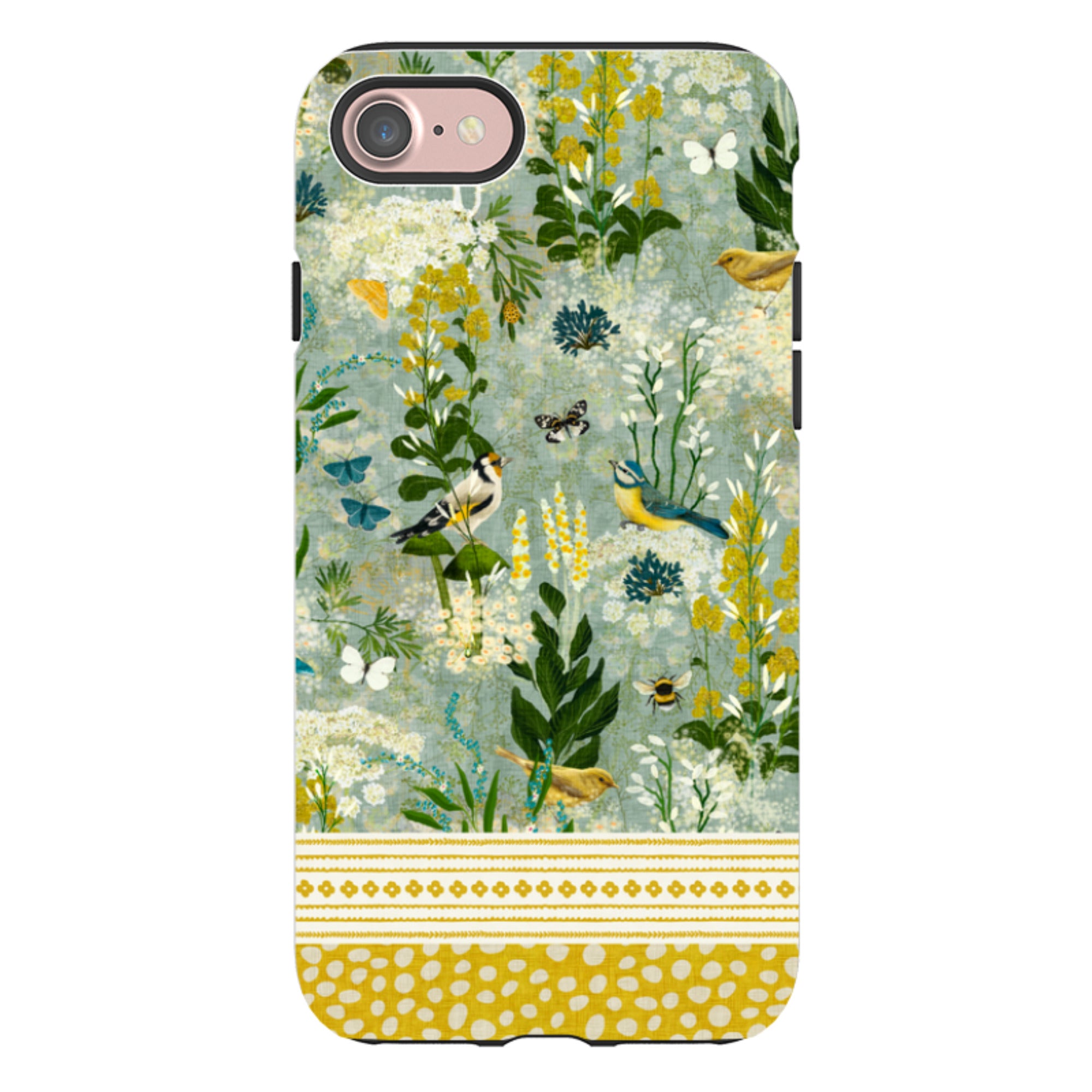iPhone Tough Case - Song Bird Garden 2 By Katherine Quinn