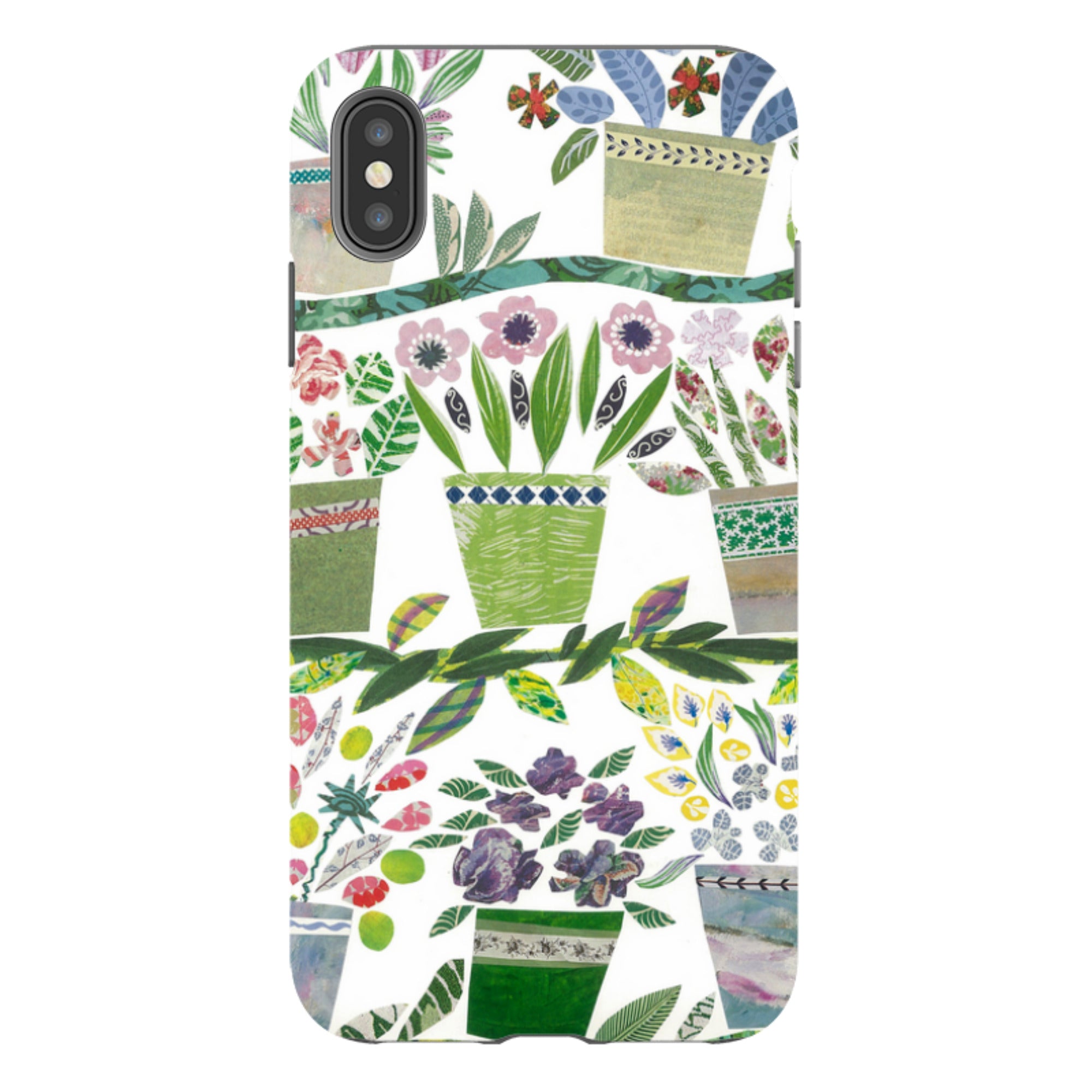 iPhone Tough Case - Flowerpots By Jane Robbins