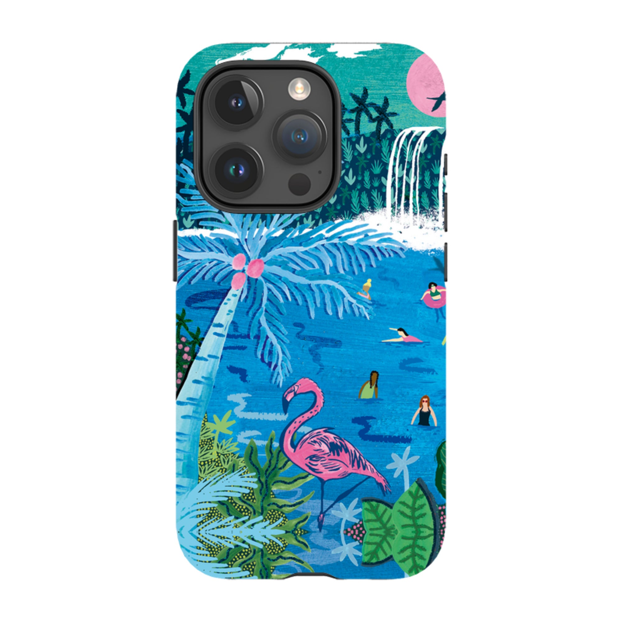 iPhone Tough Case - Palm Pool III By Emma Frances Grant