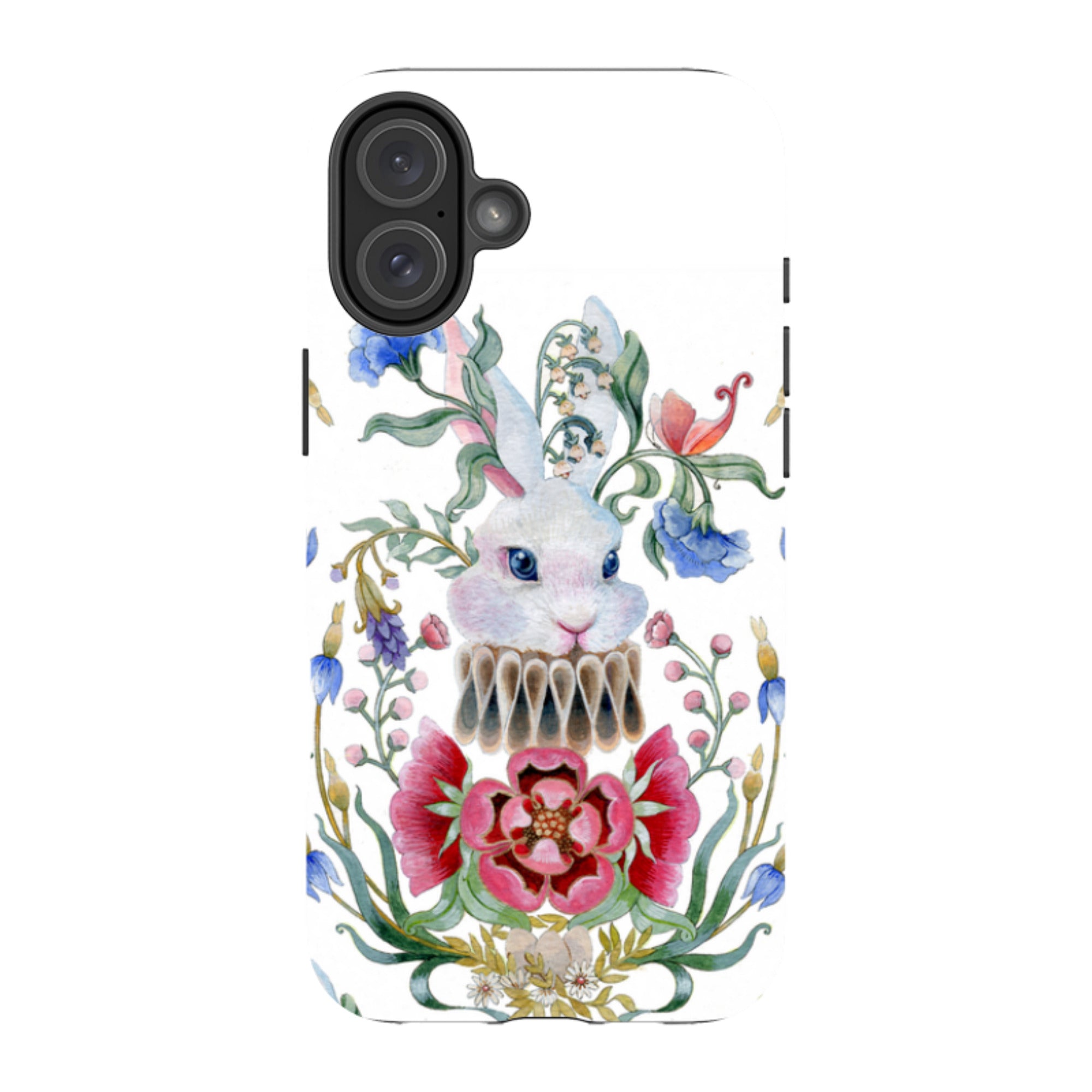 iPhone Tough Case - White Rabbit By Maria Matos