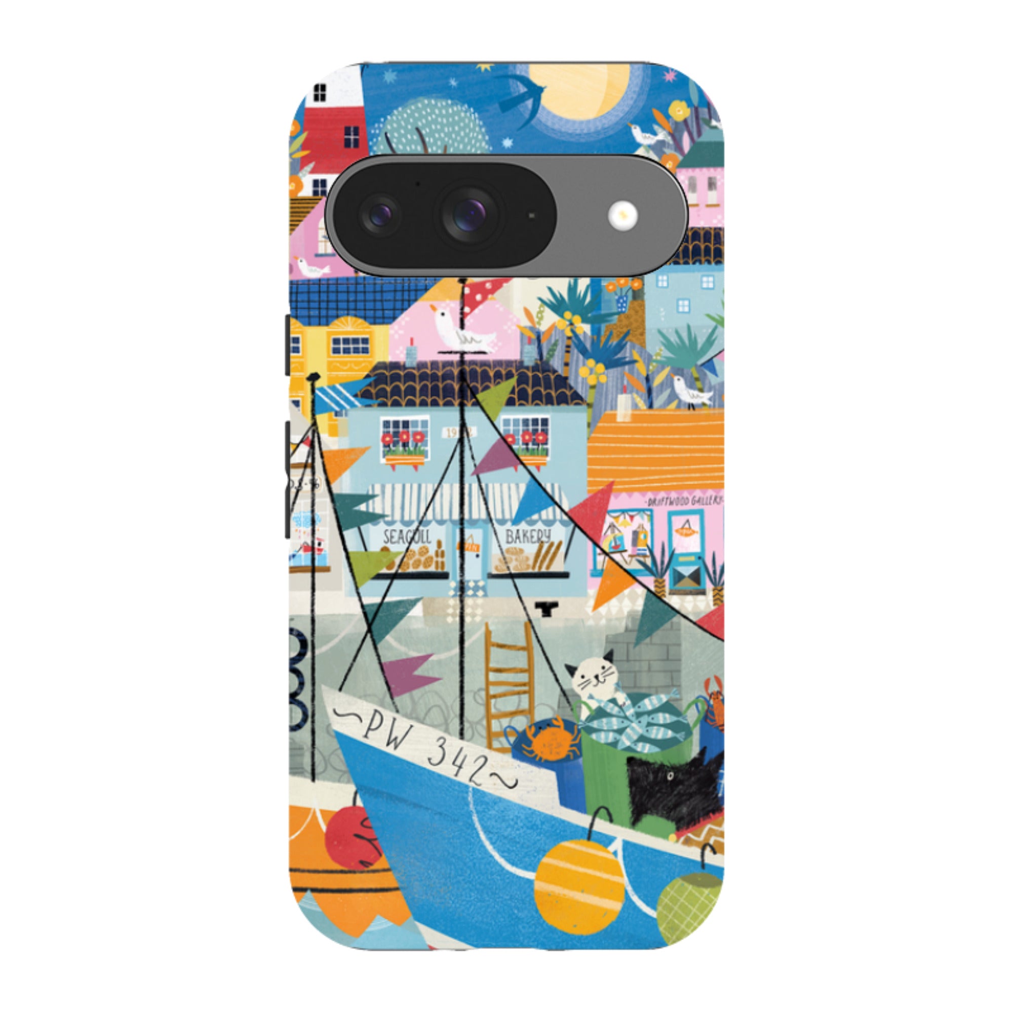 Google Tough Case - Night Harbour 1 By Ali Brookes