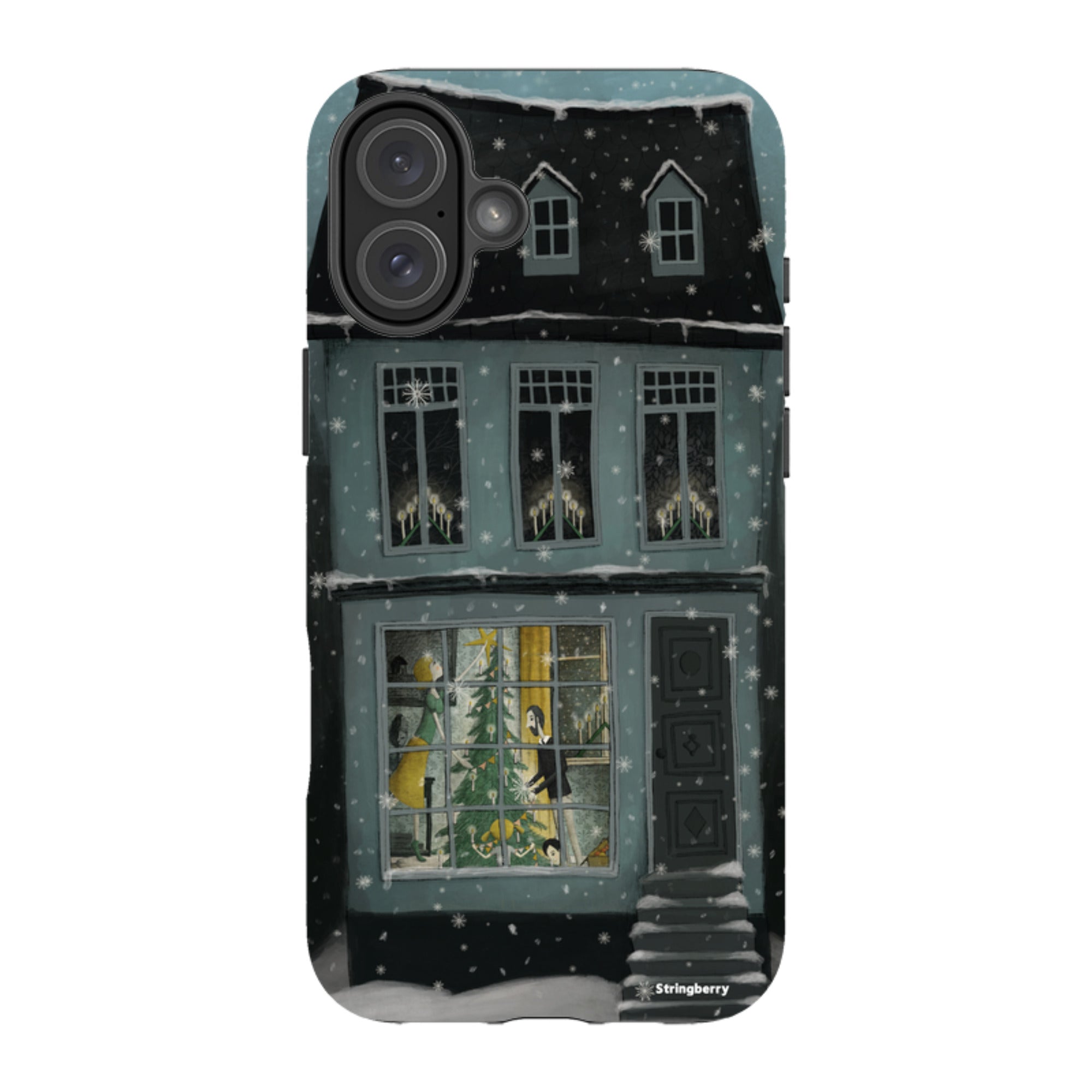 iPhone Tough Case - Christmas House By Maja Lindberg