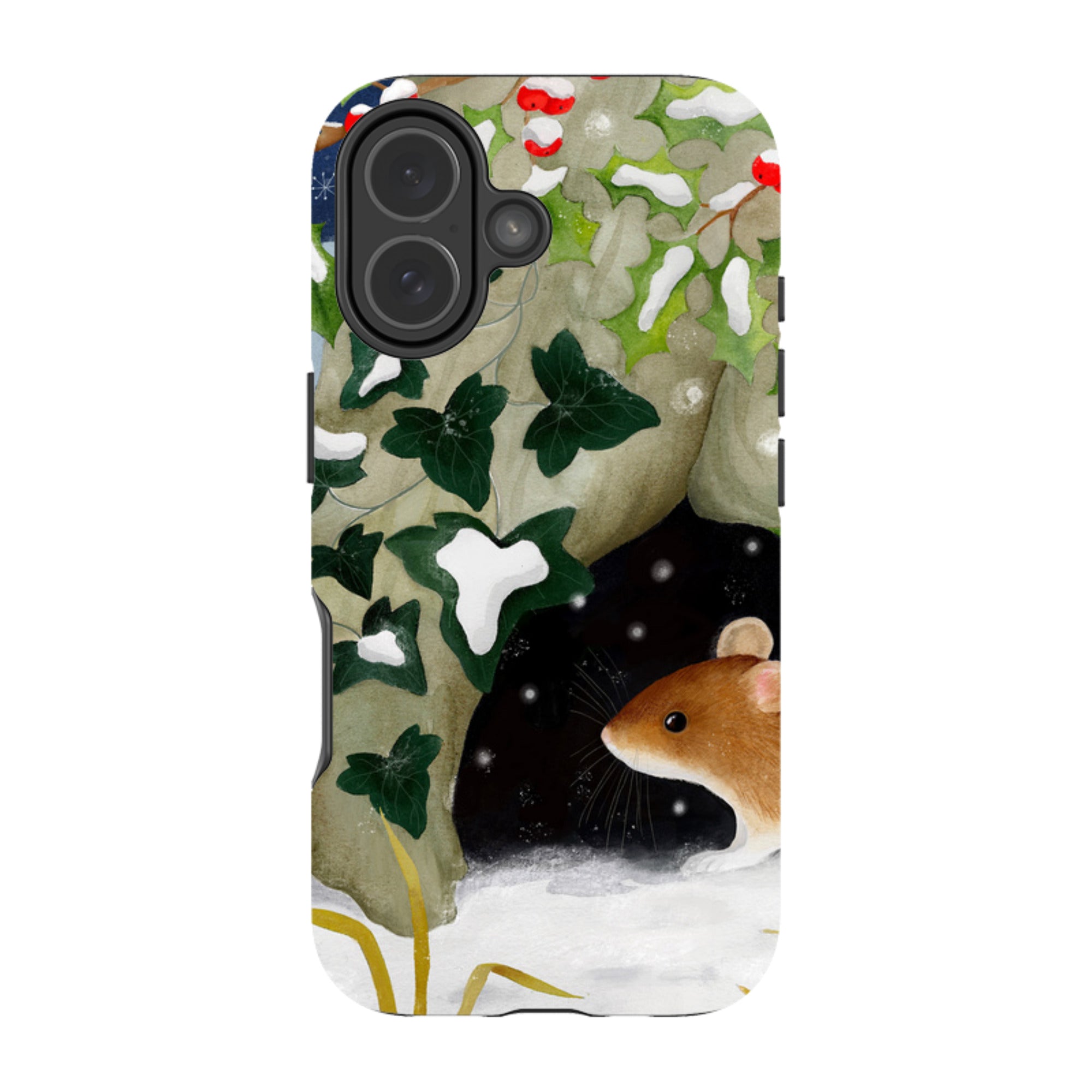 iPhone Tough Case - Winter Mouse By Bex Parkin
