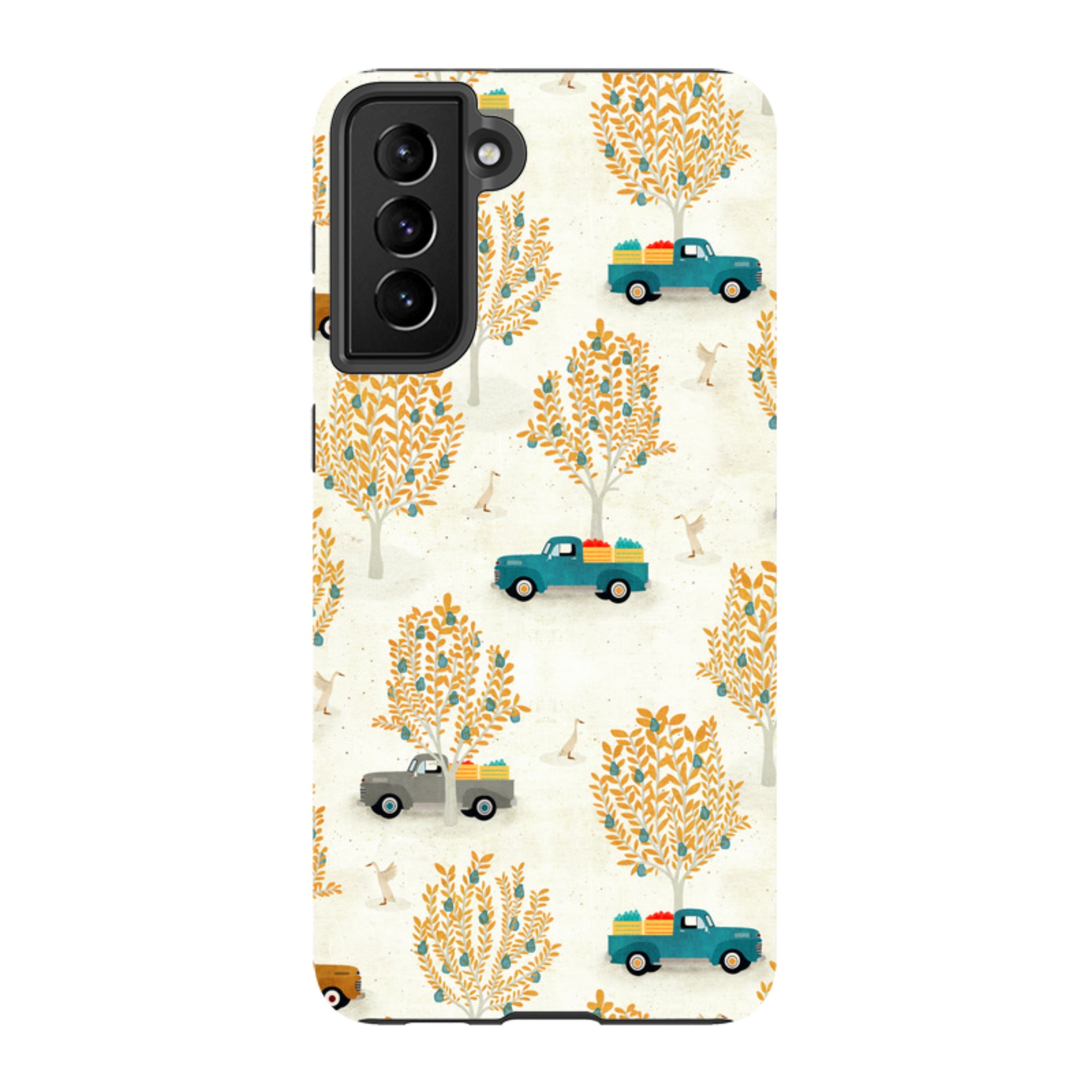 Samsung Tough Case - Pear Trees and Trucks By Katherine Quinn