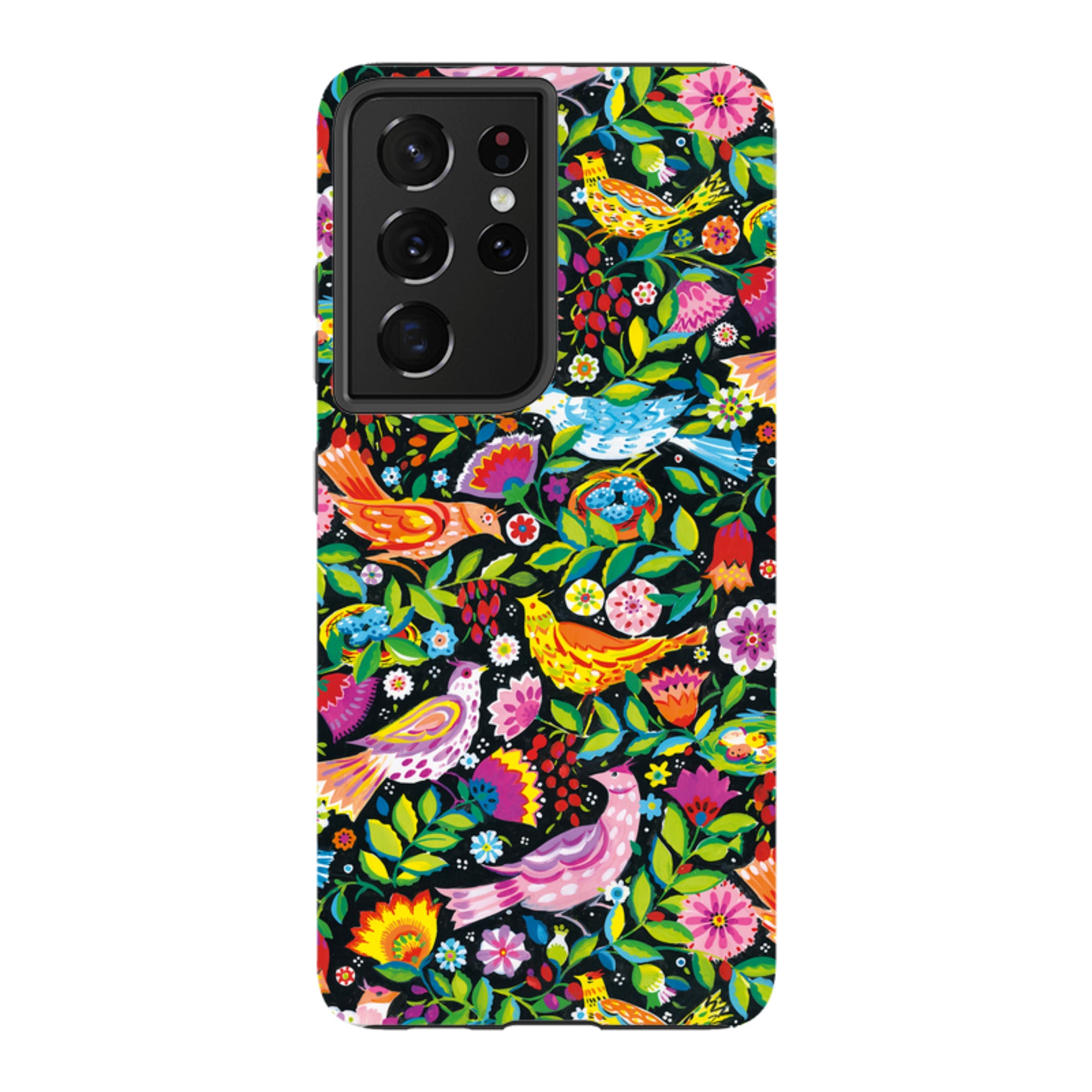 Samsung Tough Case - Folk Birds By Sarah Campbell