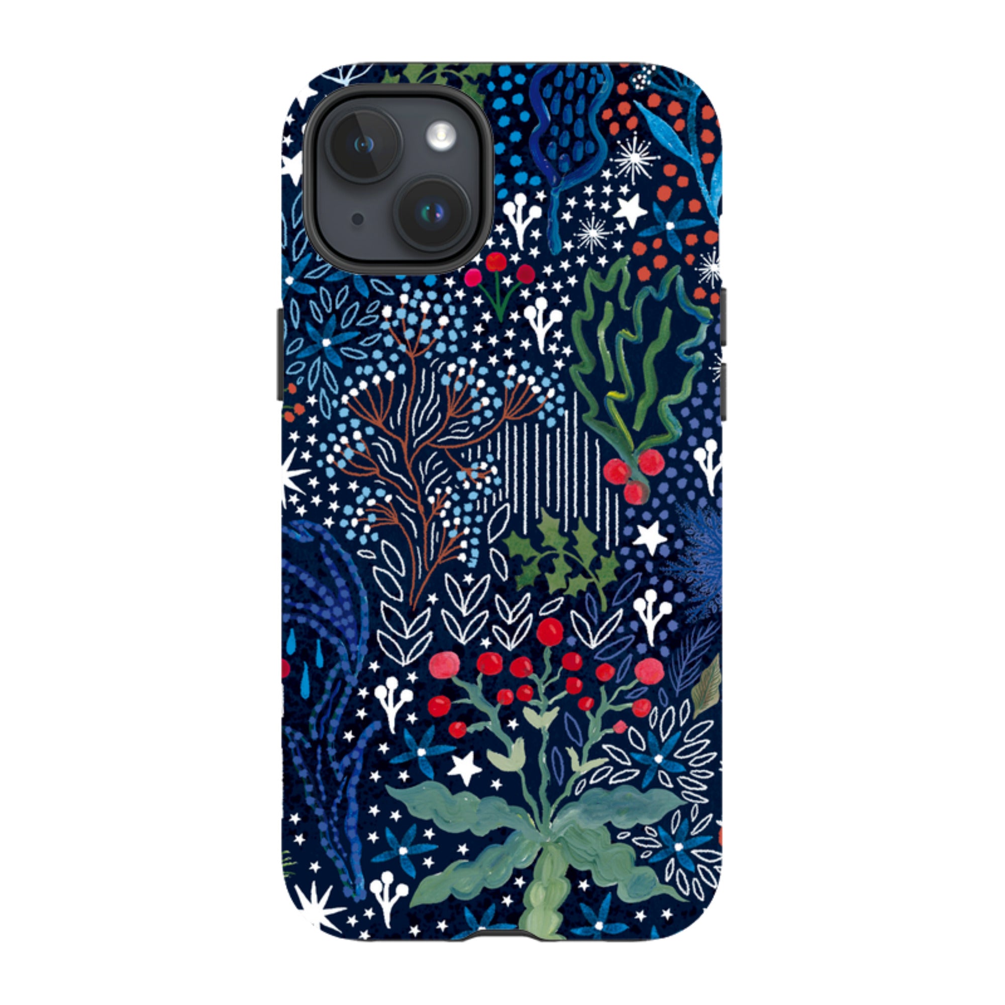 iPhone MagSafe Tough Case - Winter Flowers I By Emma Frances Grant