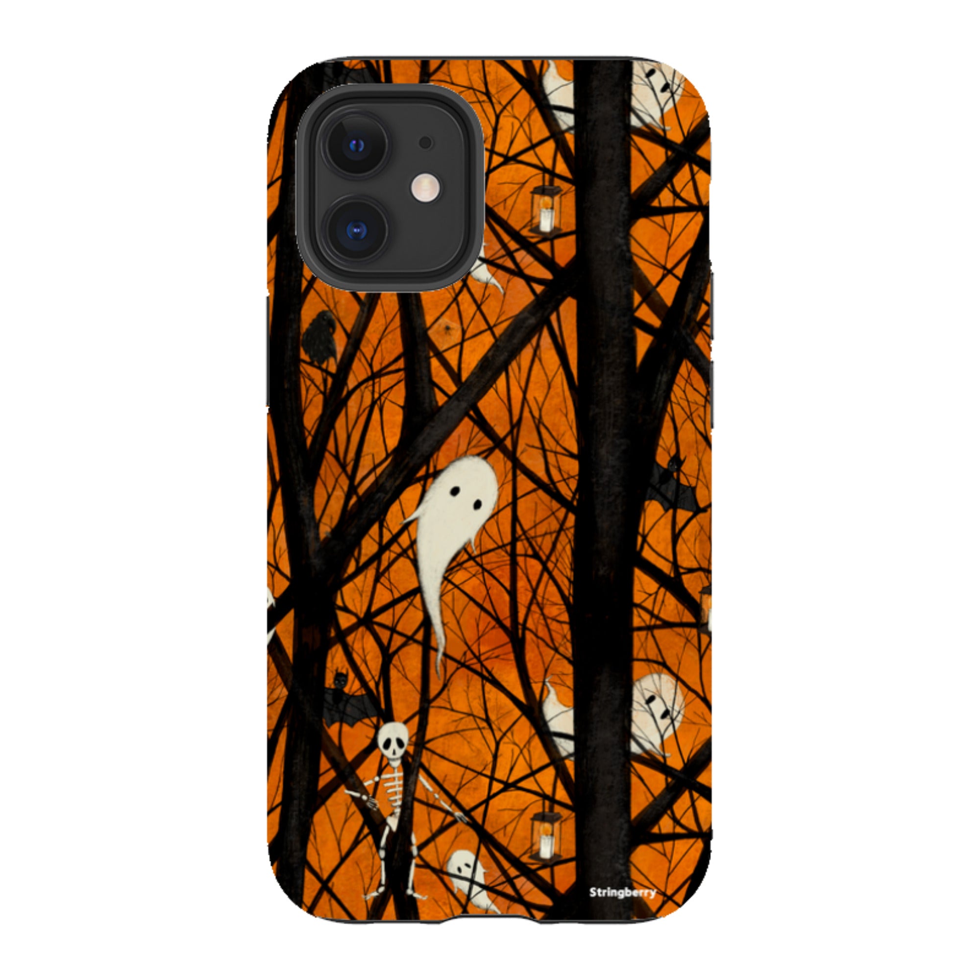 iPhone Tough Case - Halloween Pattern By Maja Lindberg