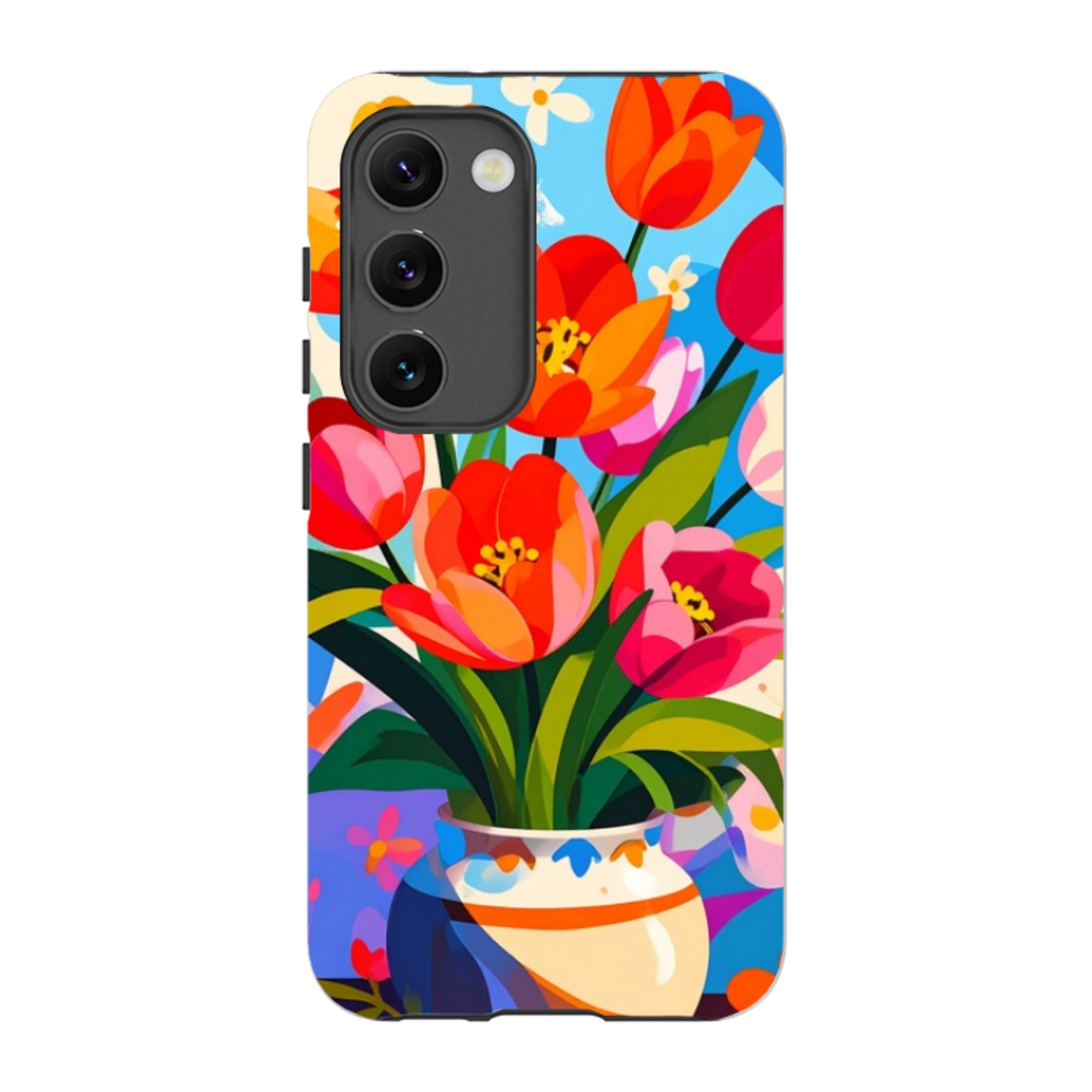 Samsung Tough Case - Tulip Pot Floral