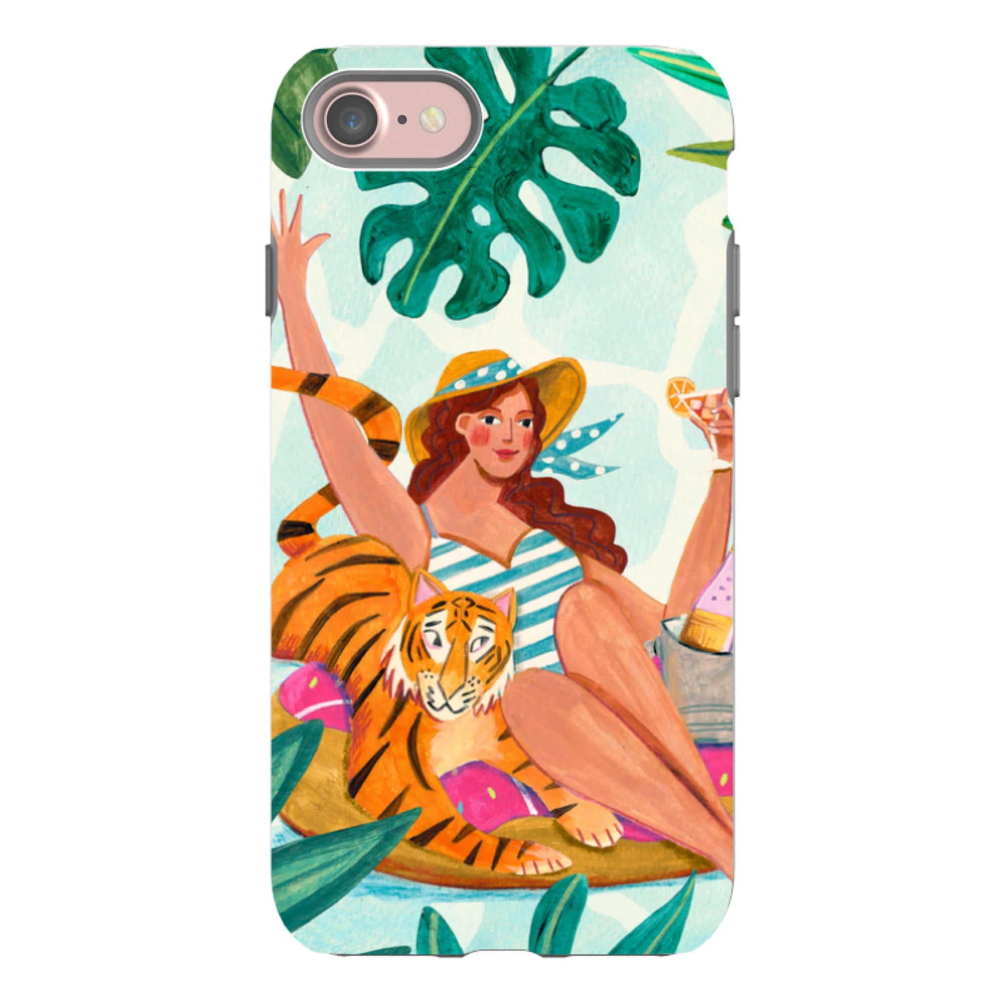 iPhone Tough Case - Pool By Caroline Bonne Muller