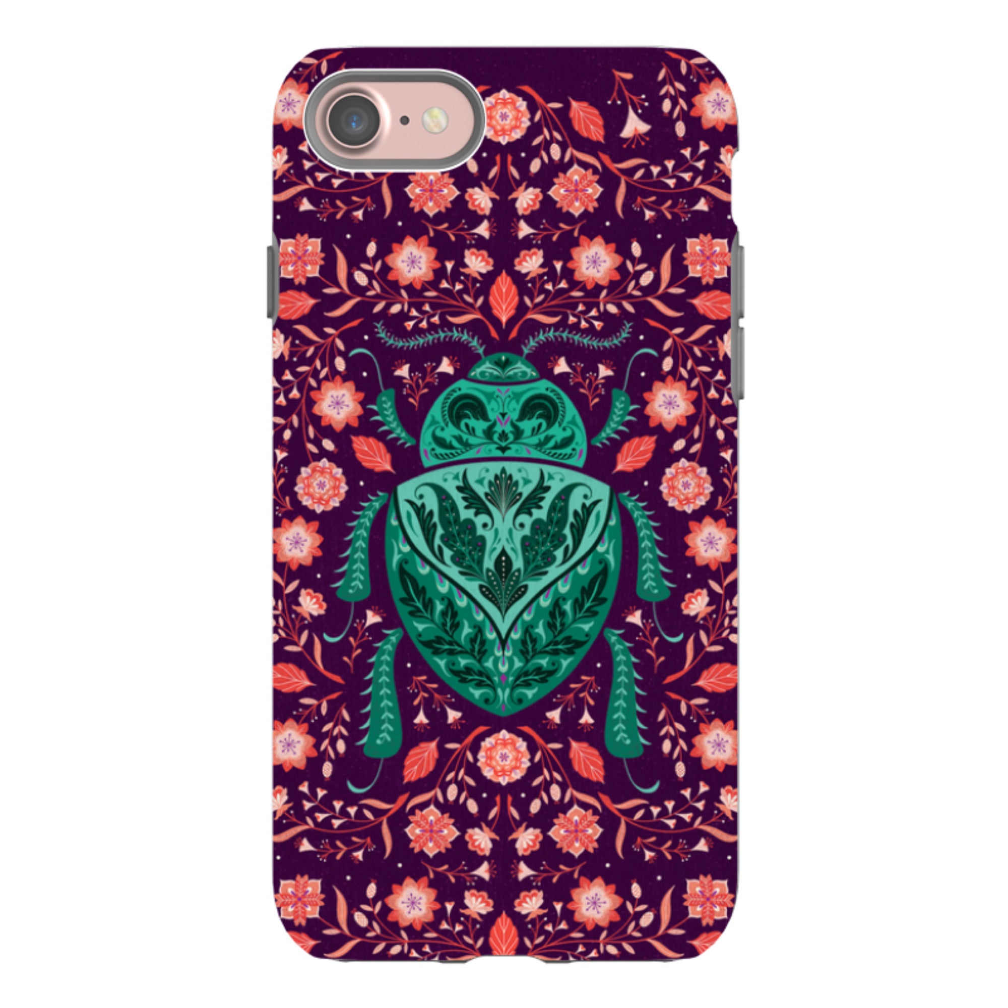 iPhone Tough Case - Beetle By Jenny Zemanek