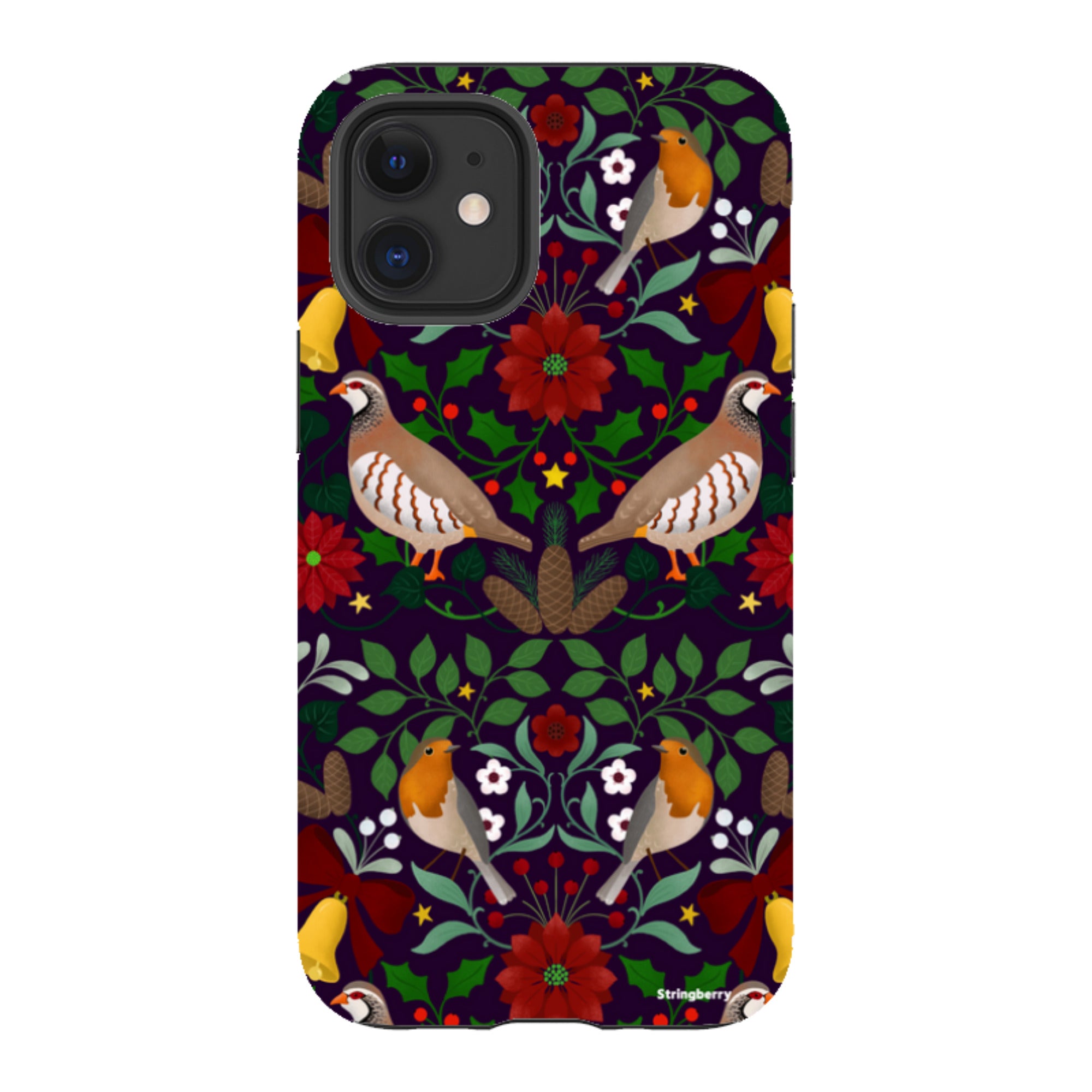 iPhone Tough Case - Xmas Pattern III By Bex Parkin