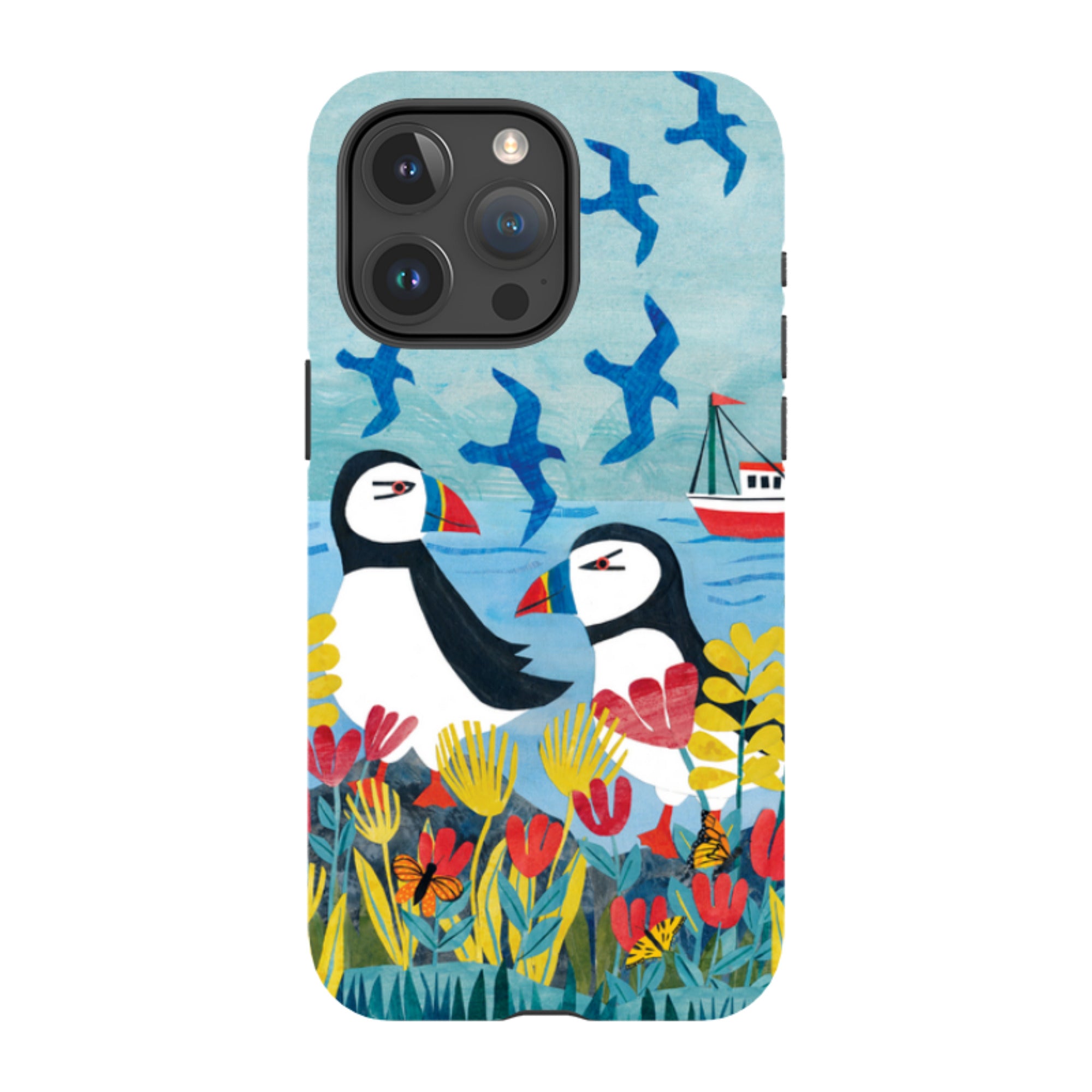iPhone MagSafe Tough Case - Puffins By Tracey English