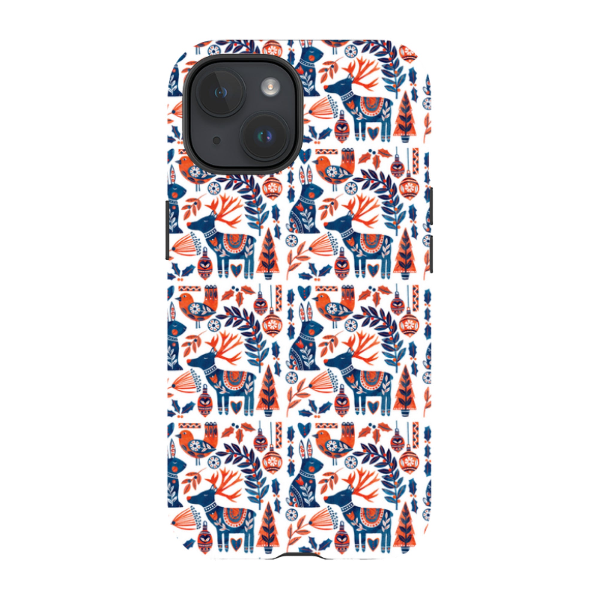 iPhone MagSafe Tough Case - Scandi Animals By Tracey English
