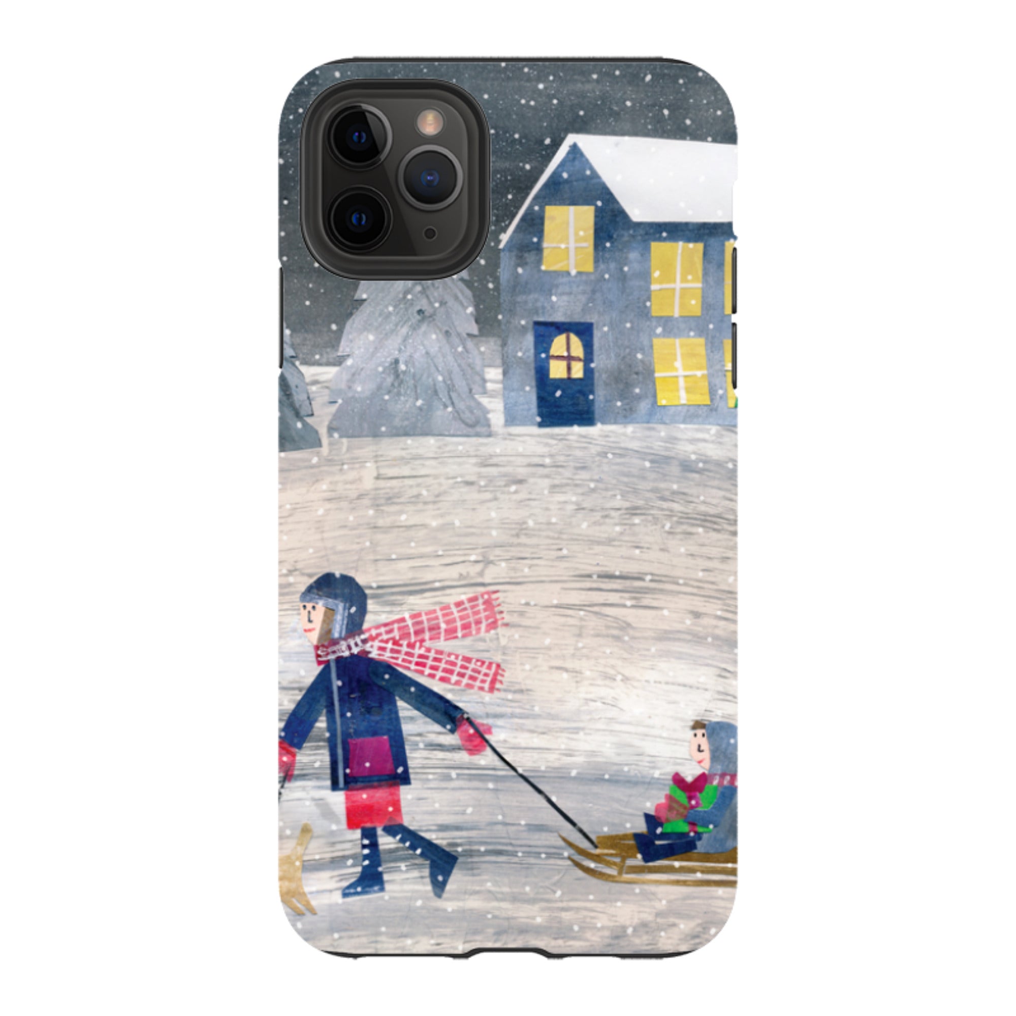 iPhone Tough Case - Sledging By Tracey English