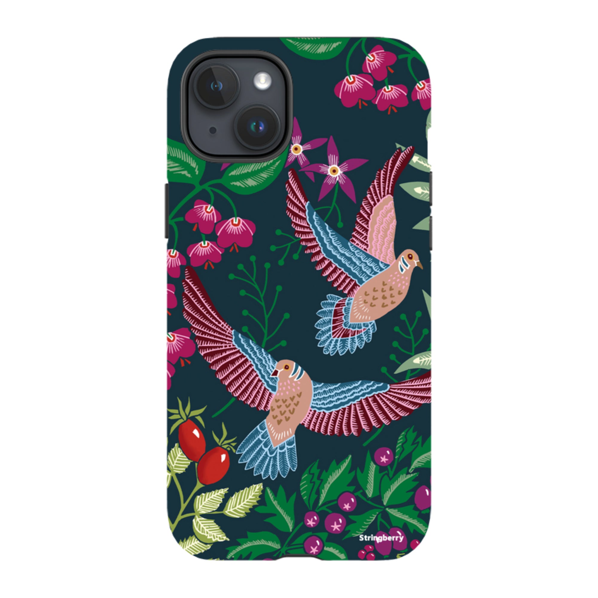 iPhone Tough Case - Two Turtle Doves By Kate Heiss
