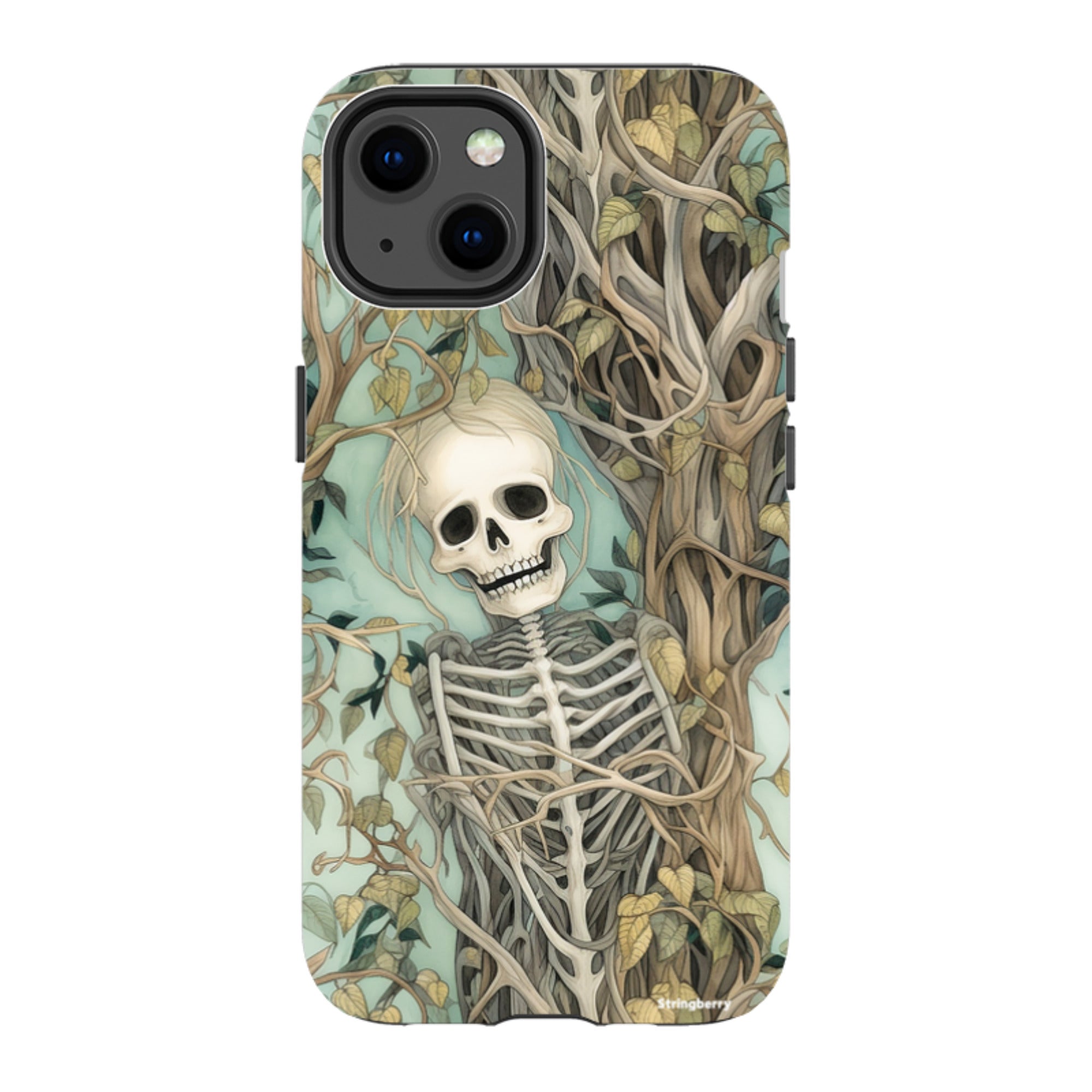 iPhone MagSafe Tough Case - Skeletal Floral