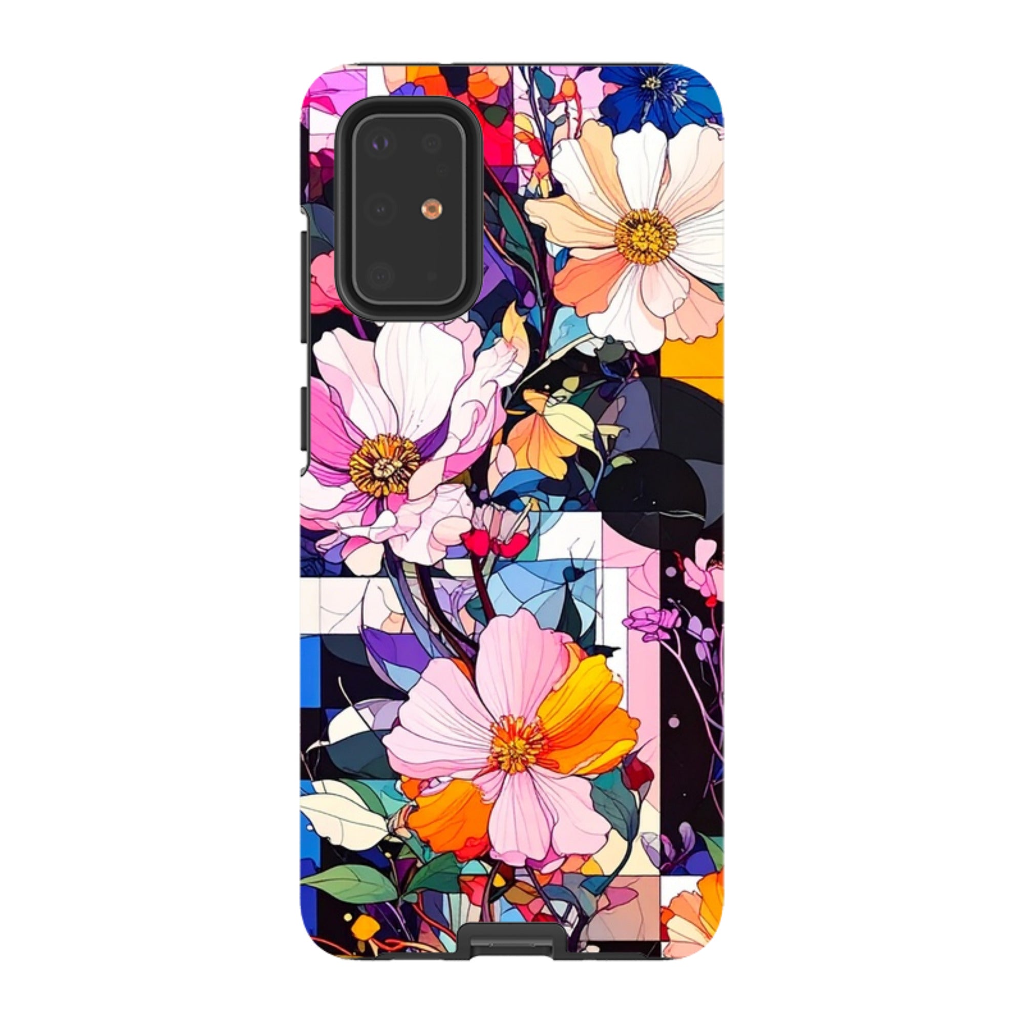 Samsung Tough Case - Block Floral