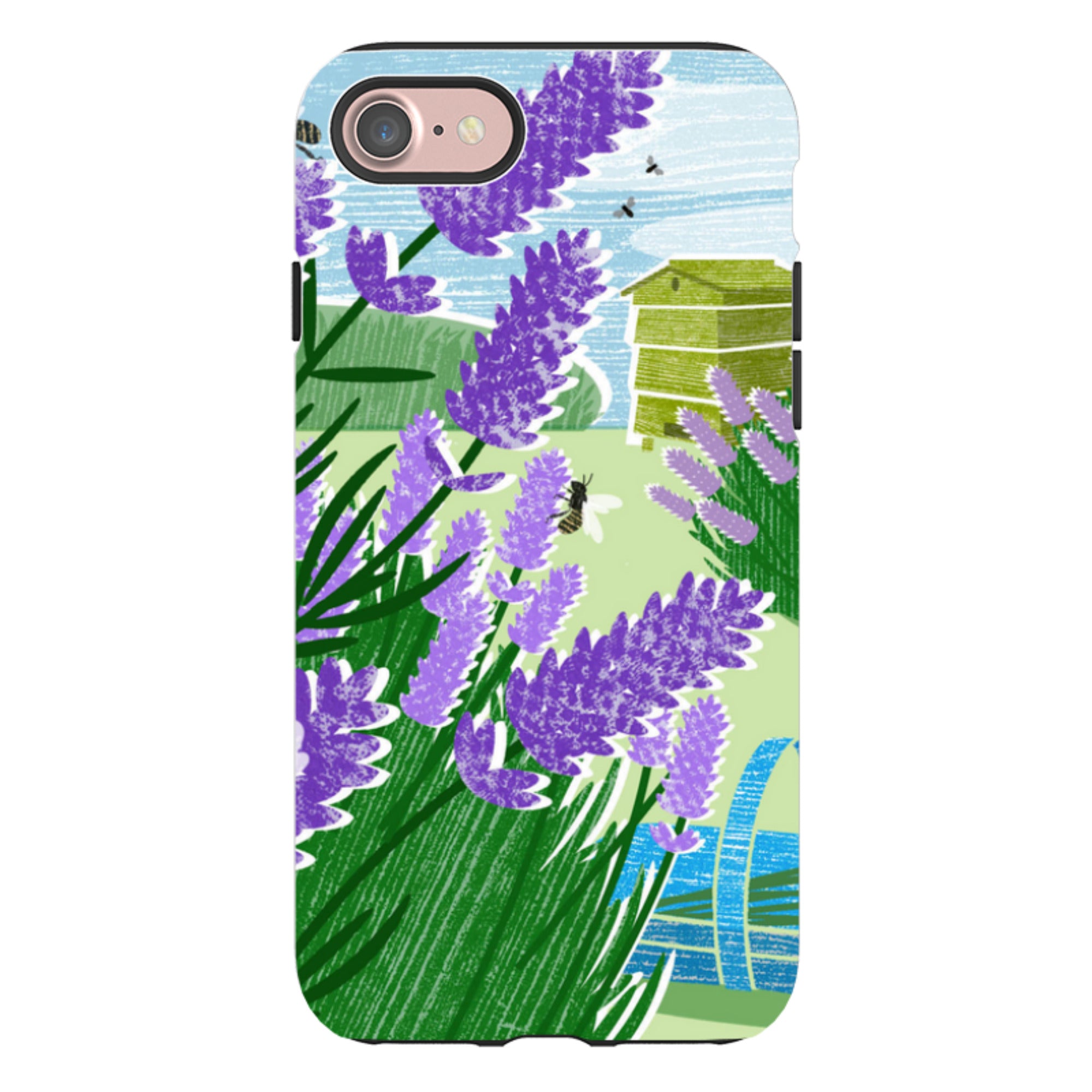 iPhone Tough Case - Lavender Garden By Liane Payne