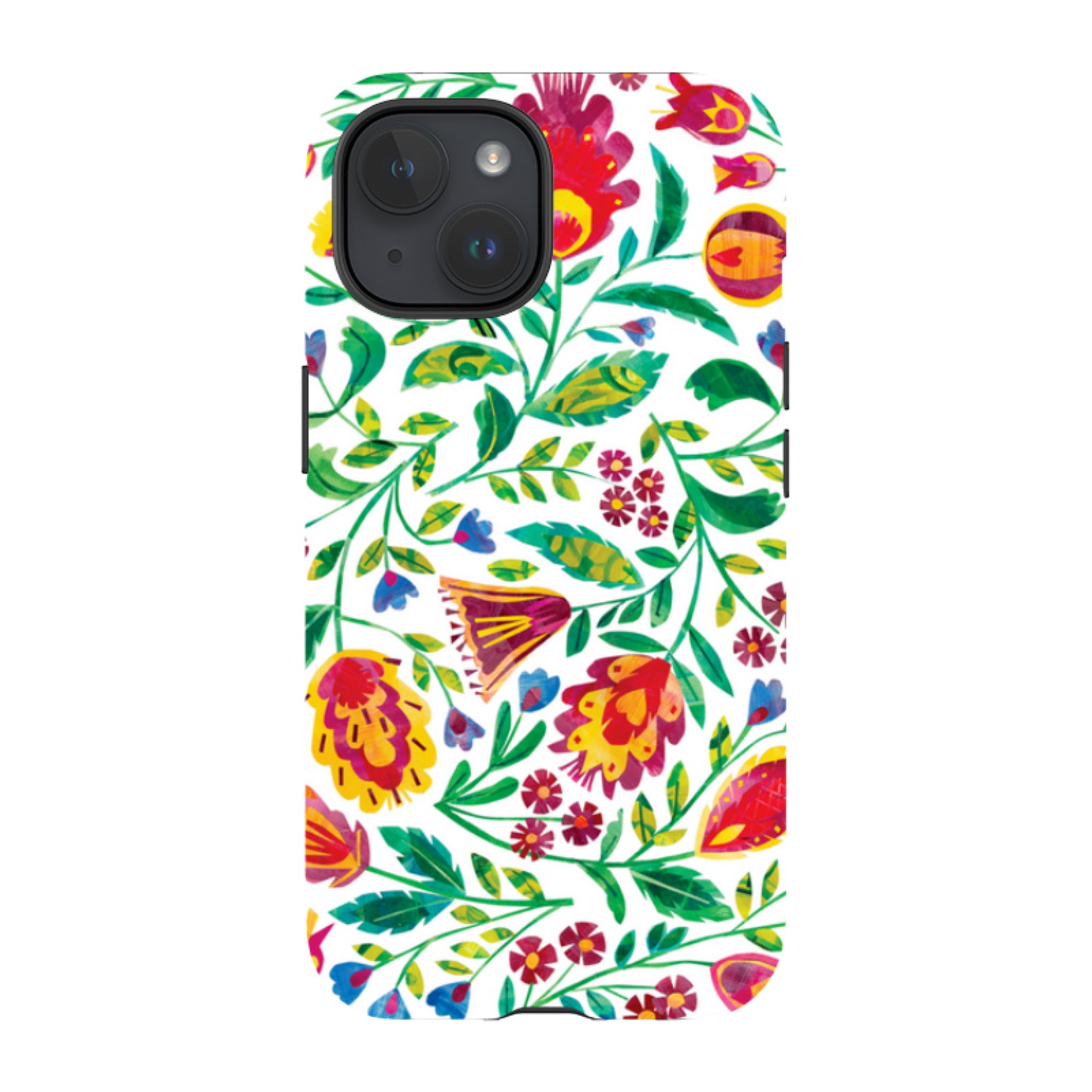 iPhone Tough Case - Folk Pattern By Tracey English