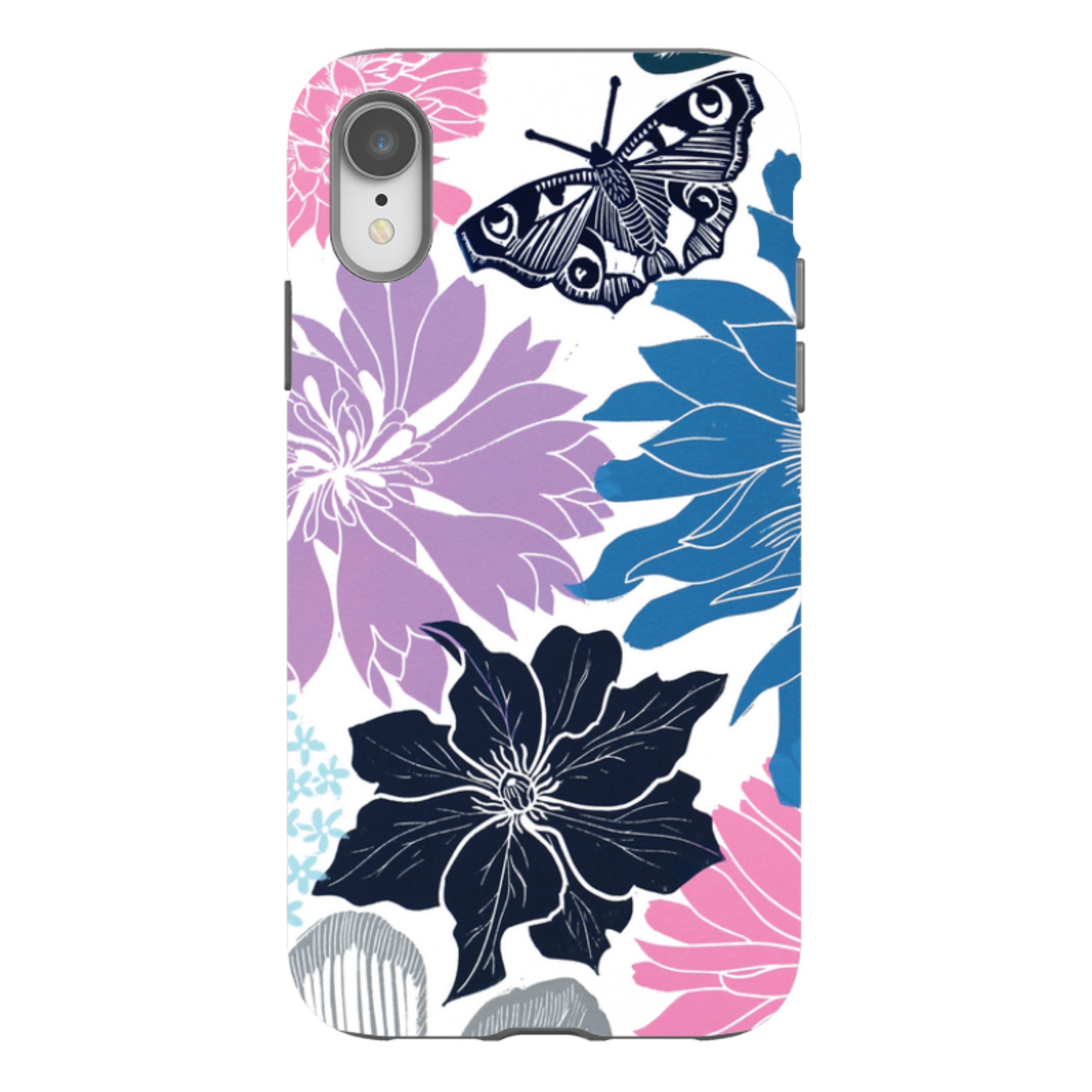 iPhone Tough Case - Cottage Garden Butterfly By Kate Heiss