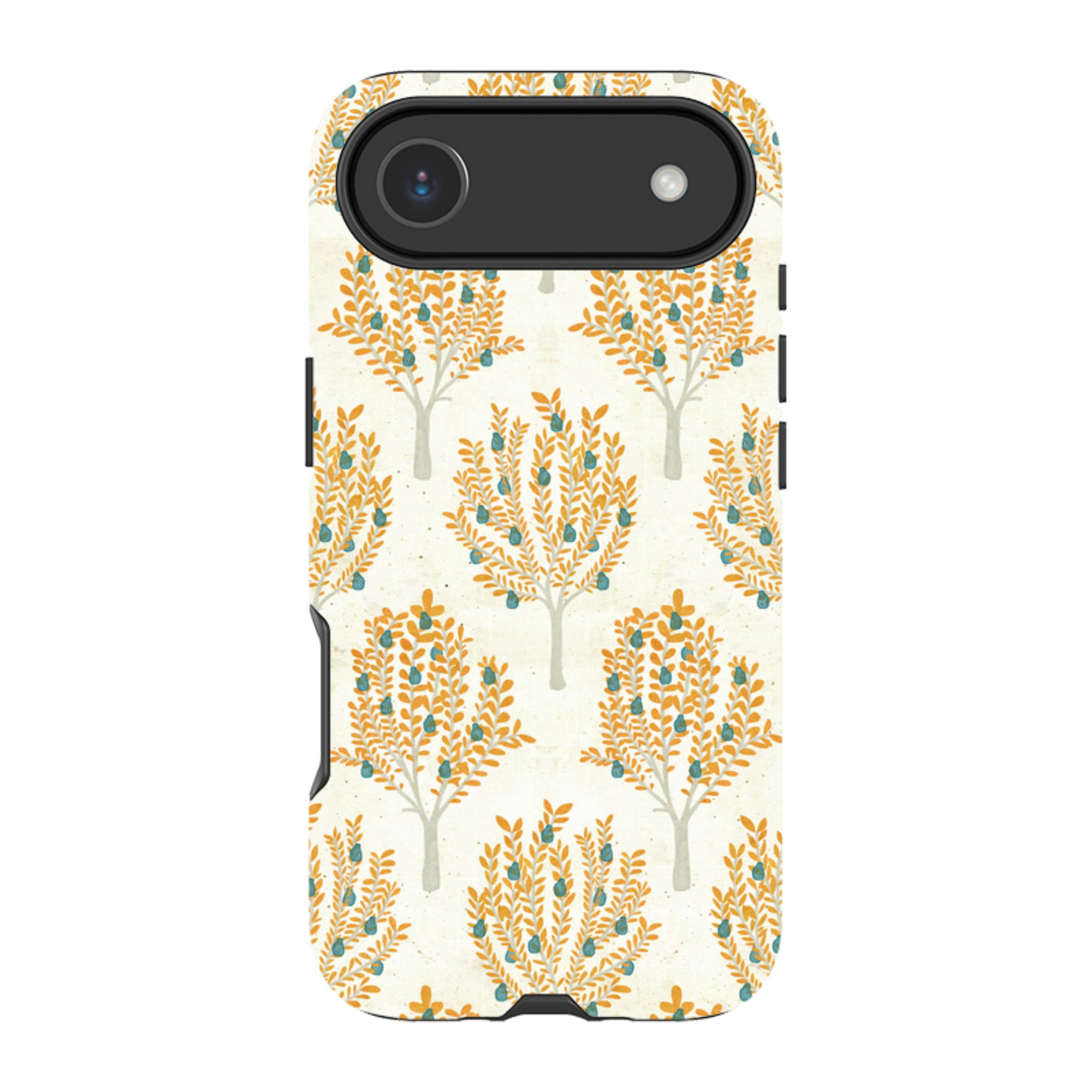 iPhone Tough Case - Pear Trees Cream By Katherine Quinn