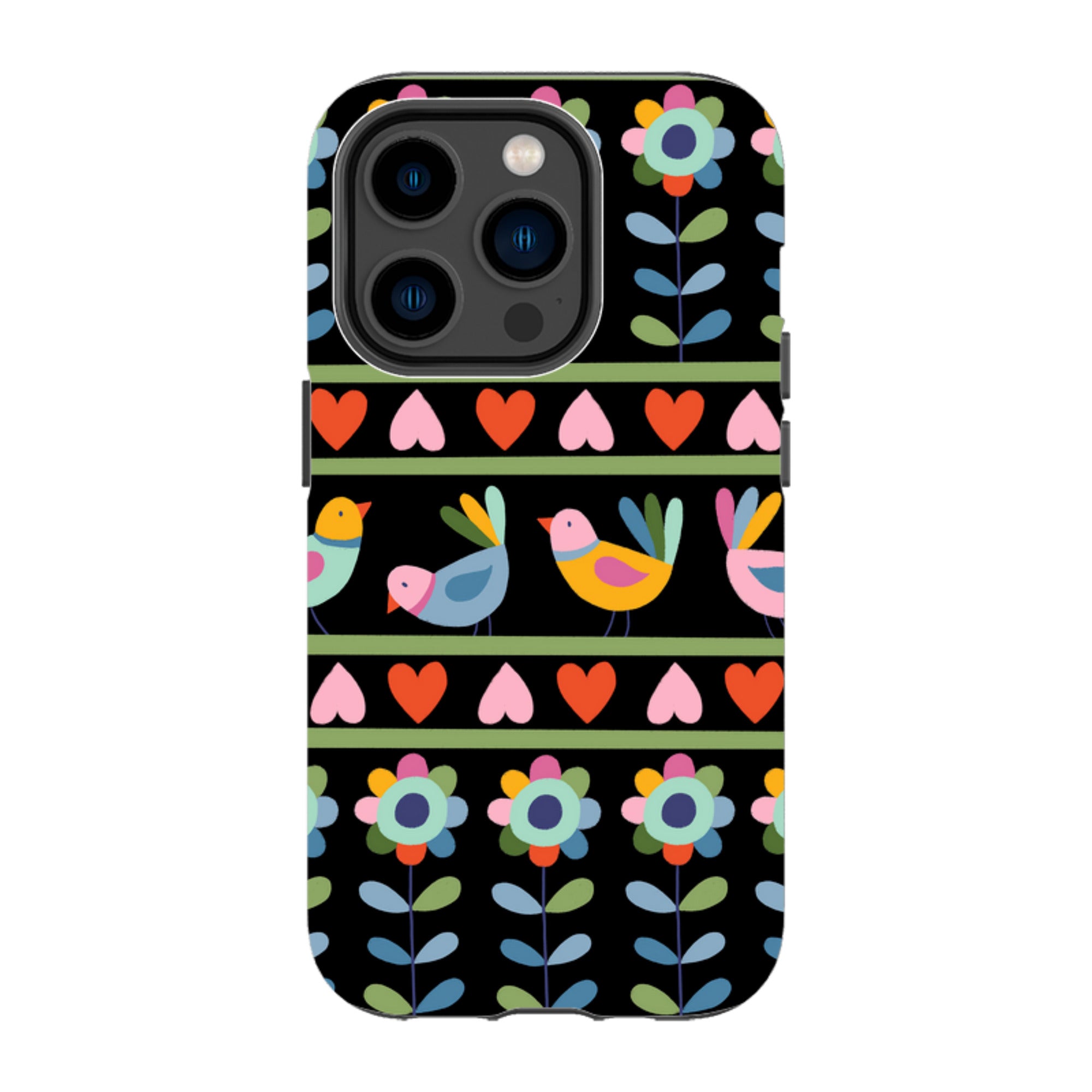iPhone MagSafe Tough Case -  Folky Birds II By Suzy Taylor
