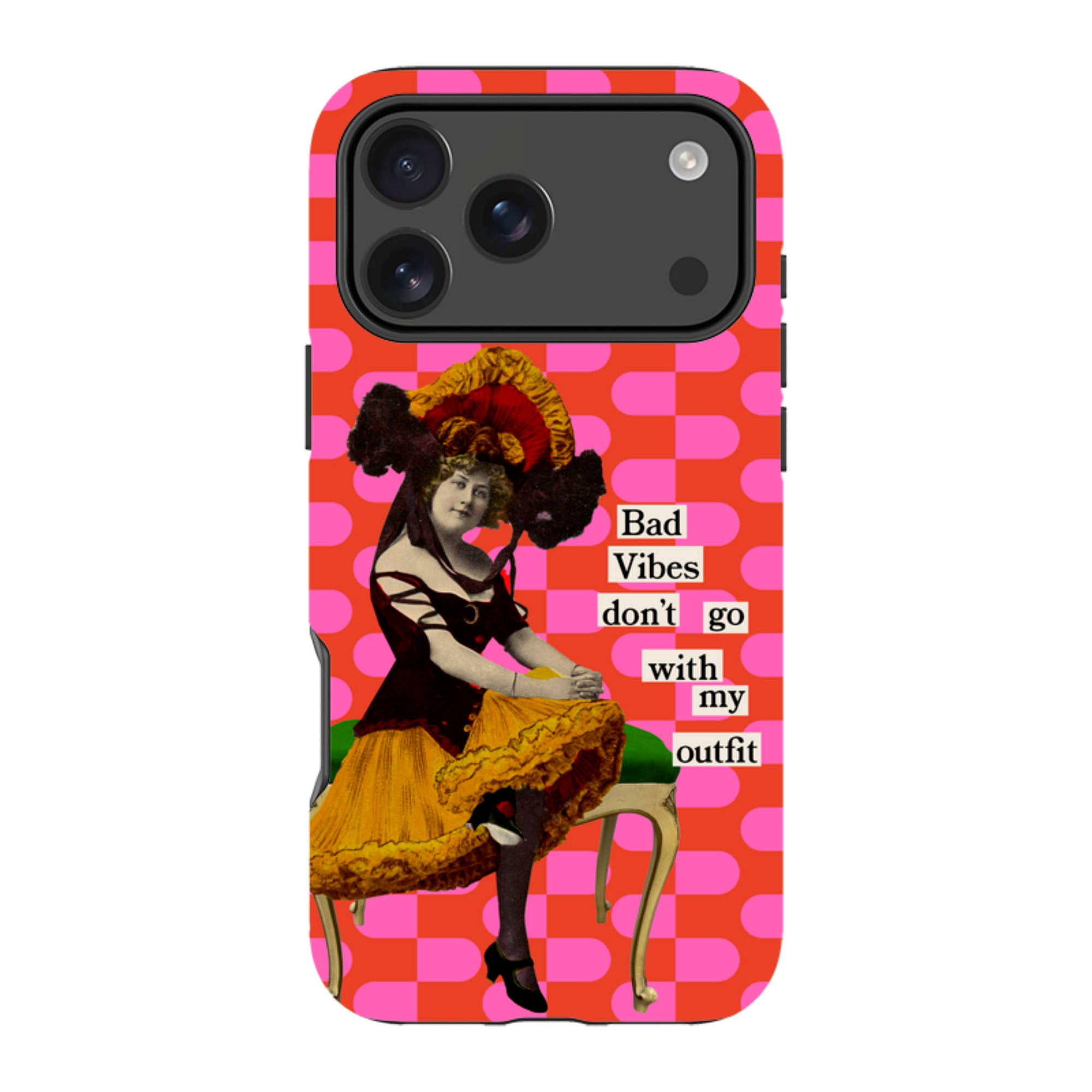 iPhone Tough Case - Bad Vibes By Clare Jordan