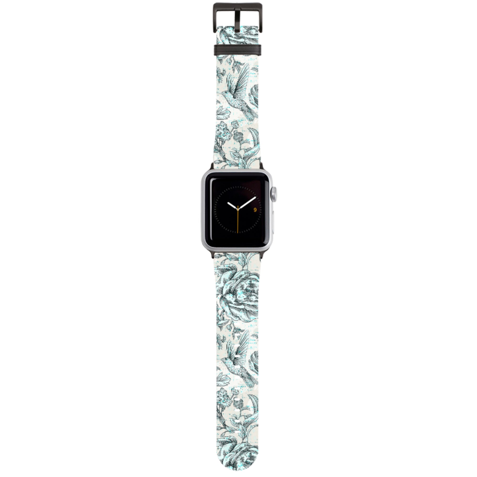 Blue peonies Apple Watch Strap