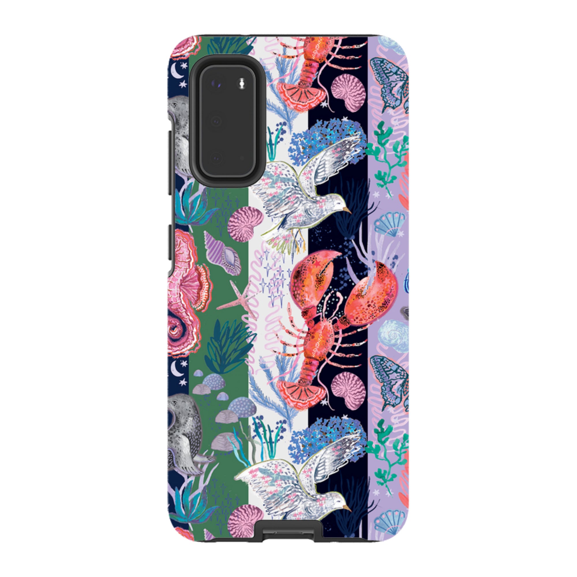 Samsung Tough  Case - Coastal Calling Stripe I By Emma Frances Grant