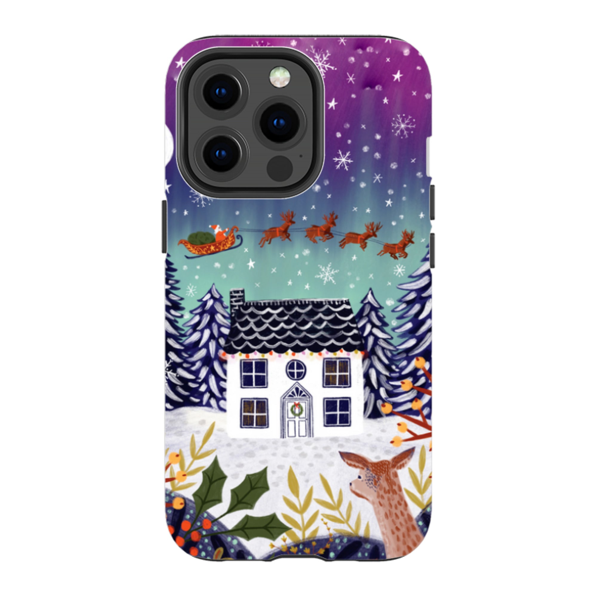 iPhone Tough Case - Night Before Christmas By Lee Foster Wilson