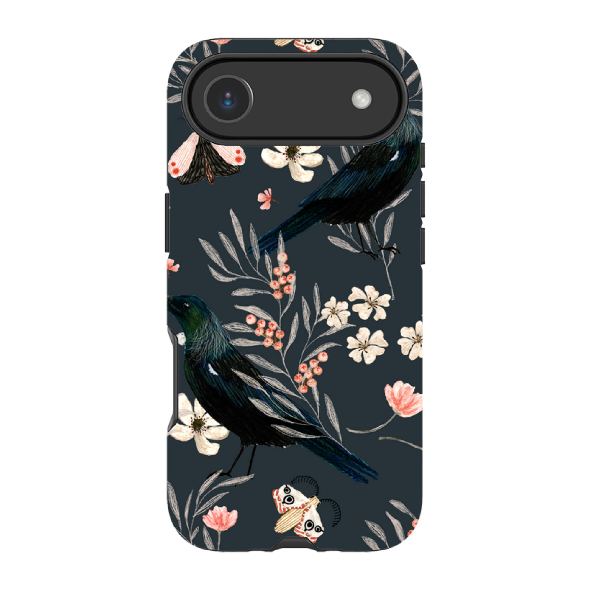 iPhone Tough Case - Moths And Tuis By Katherine Quinn
