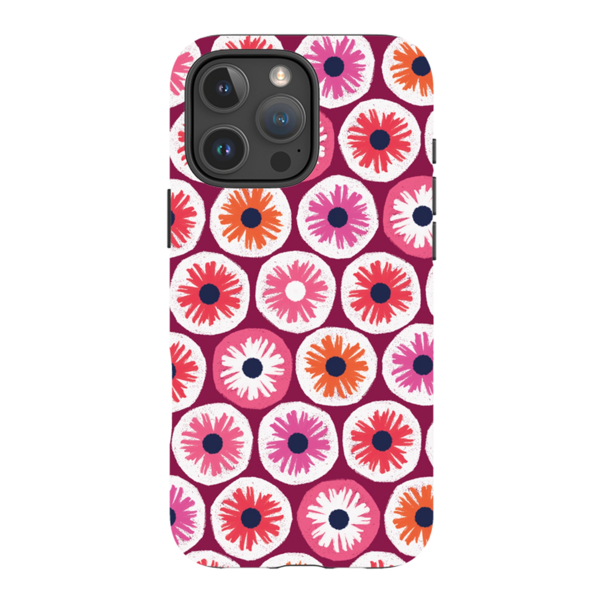 iPhone Tough Case - Penny Flowers Red By Ali Brookes