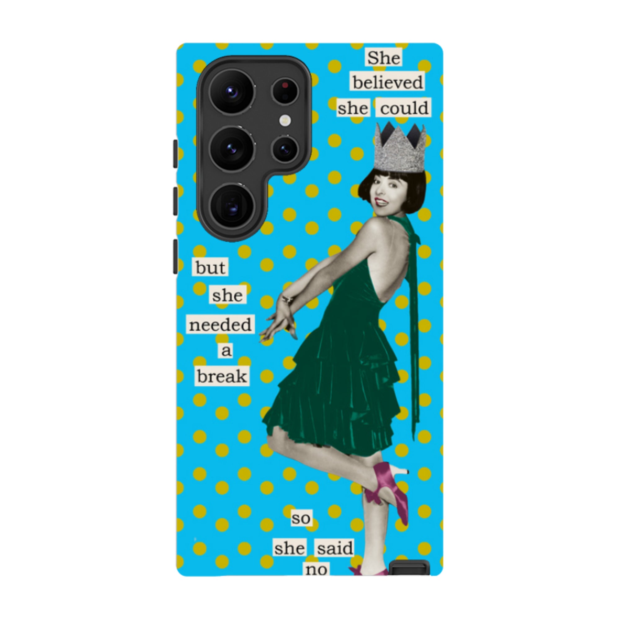 Samsung Tough Case - She Believed She Could By Clare Jordan