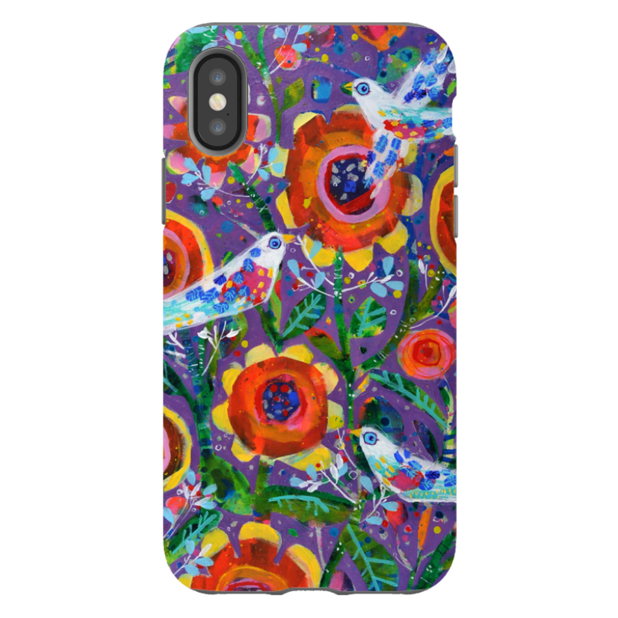 iPhone Tough Case - Garden Party By Claire West