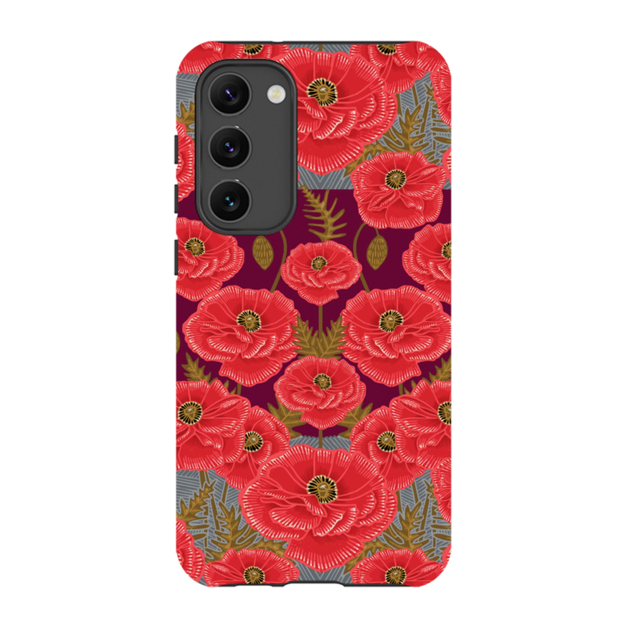 Samsung Tough Case - Poppy Red By Kate Heiss