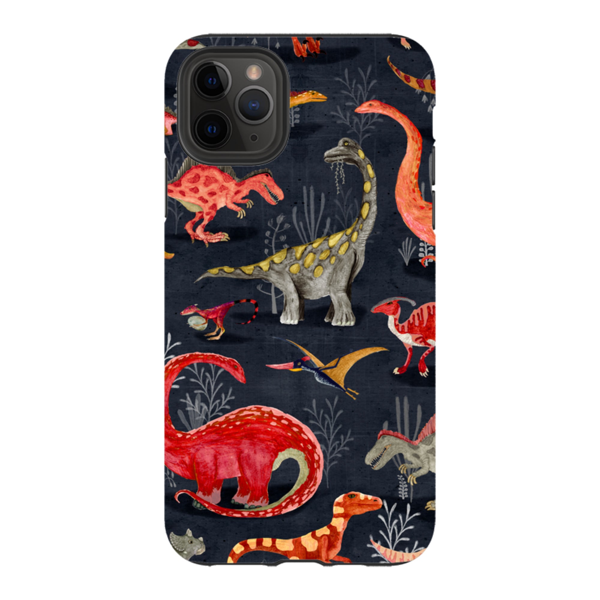 iPhone Tough Case - Parisian Dinosaurs By Katherine Quinn