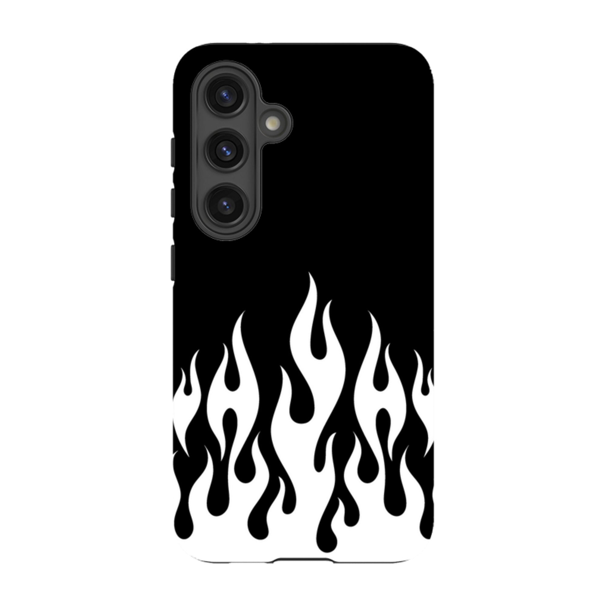 Samsung Tough Case - White Flames