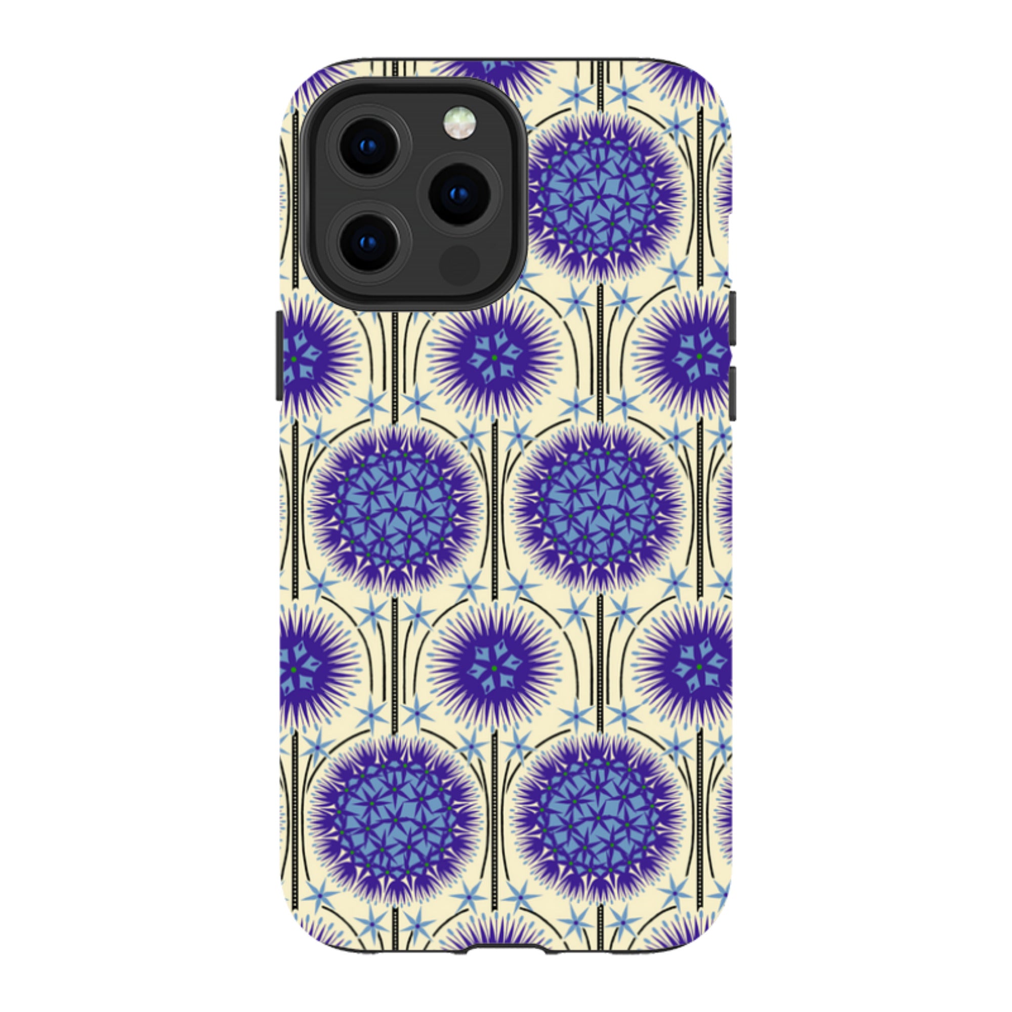 iPhone MagSafe Tough Case - Allium Cream By Cressida Bell