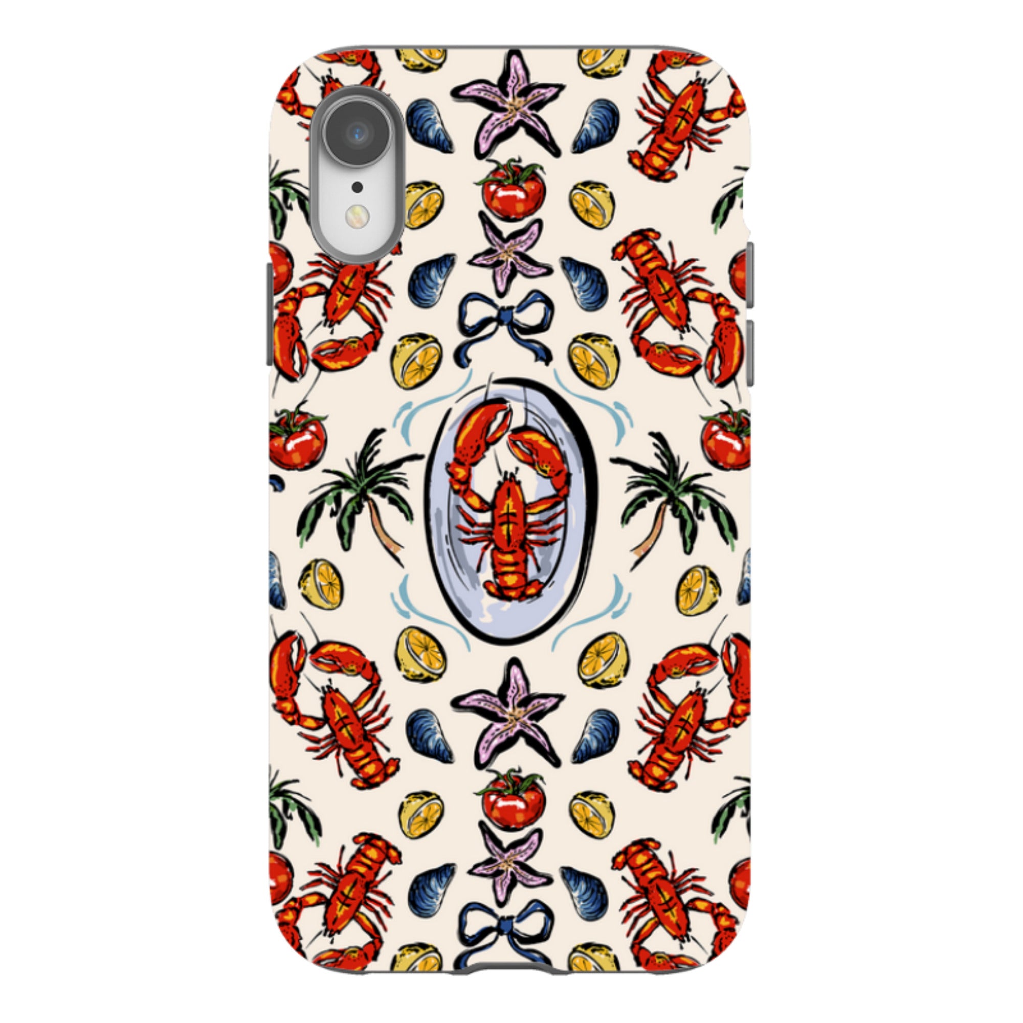 iPhone Case - Seafood and Palm Trees