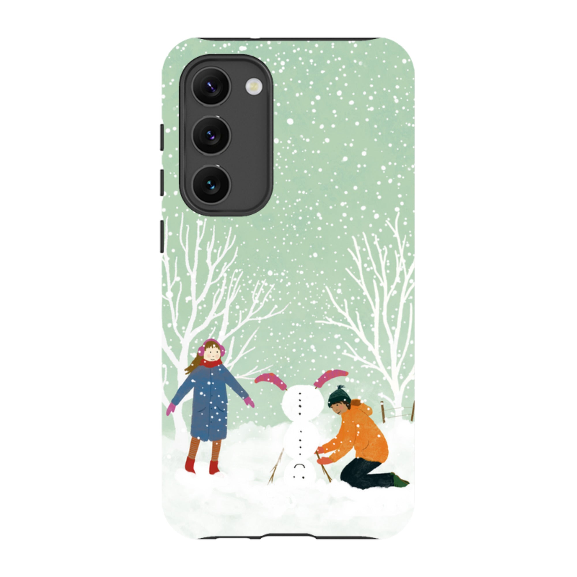 Samsung Tough Case - Snowball Building By Katherine Quinn