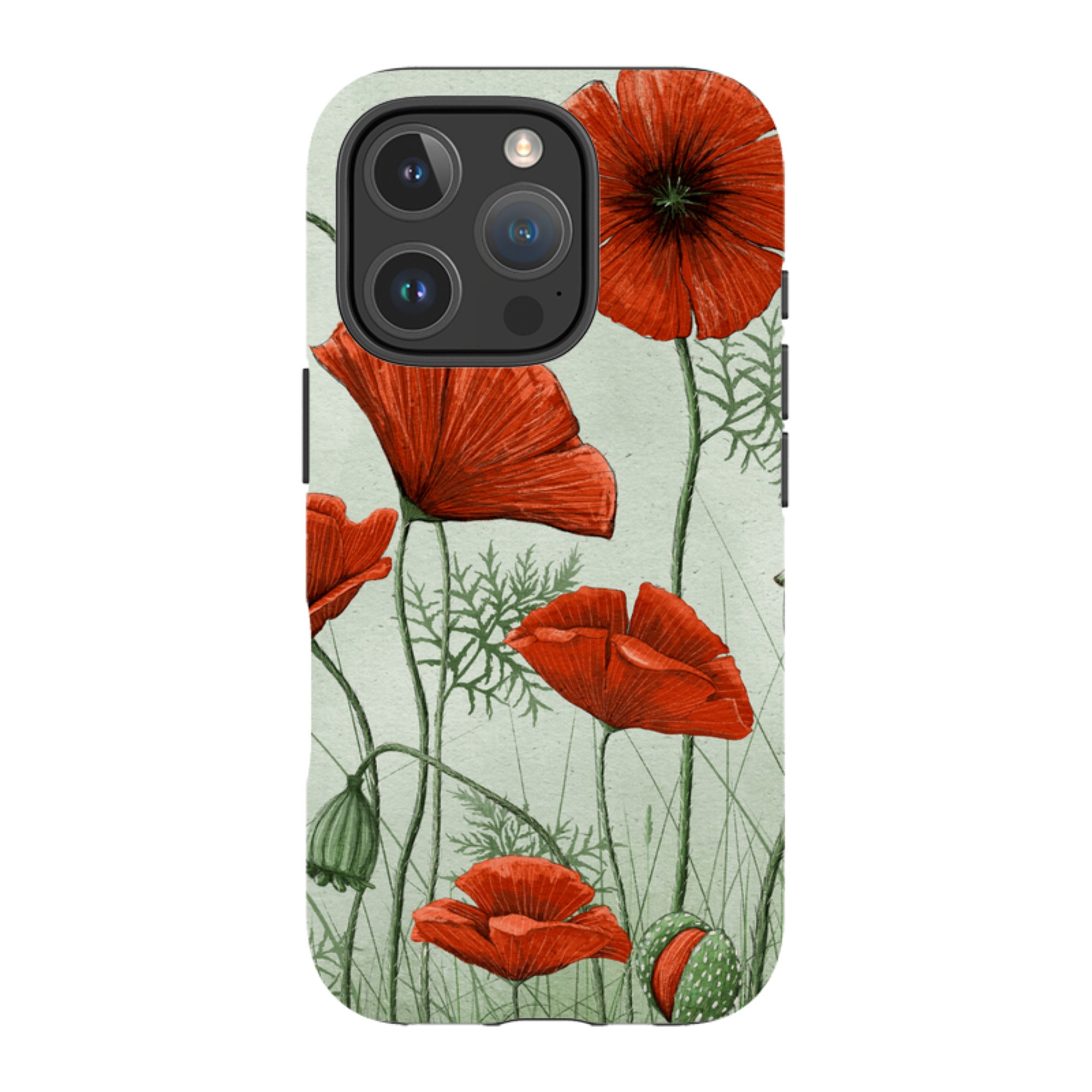 iPhone MagSafe Tough Case - Poppies By Maja Lindberg