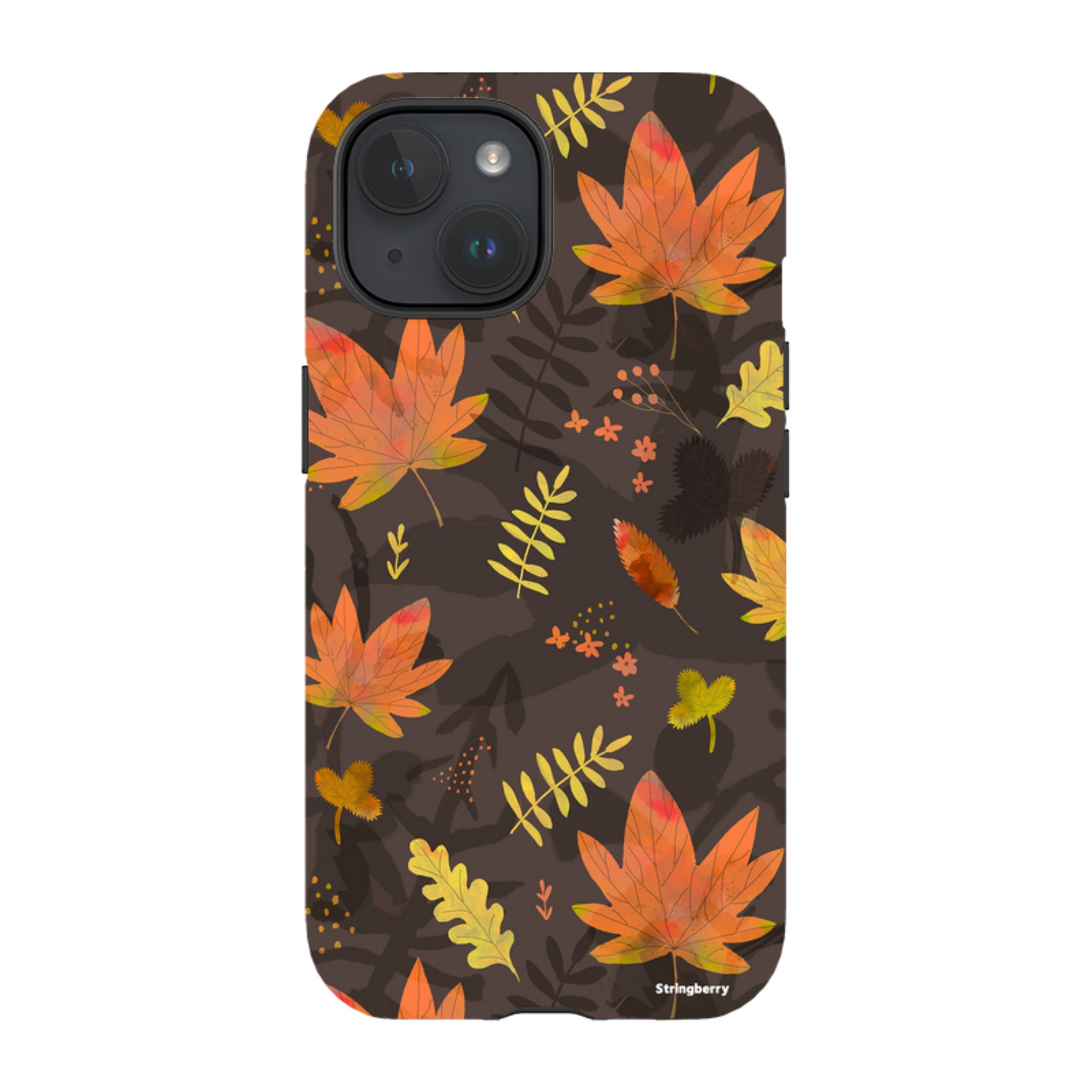 iPhone MagSafe Tough Case -  Autumn Leaves Yellow