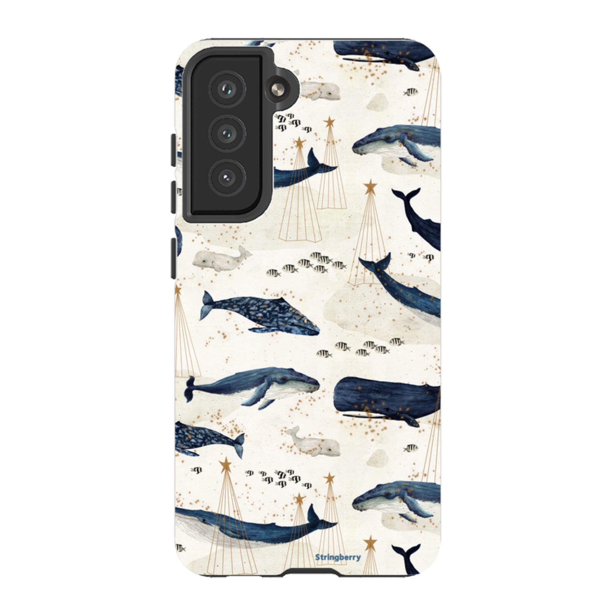 Samsung Tough Case - Christmas Whale III By Katherine Quinn