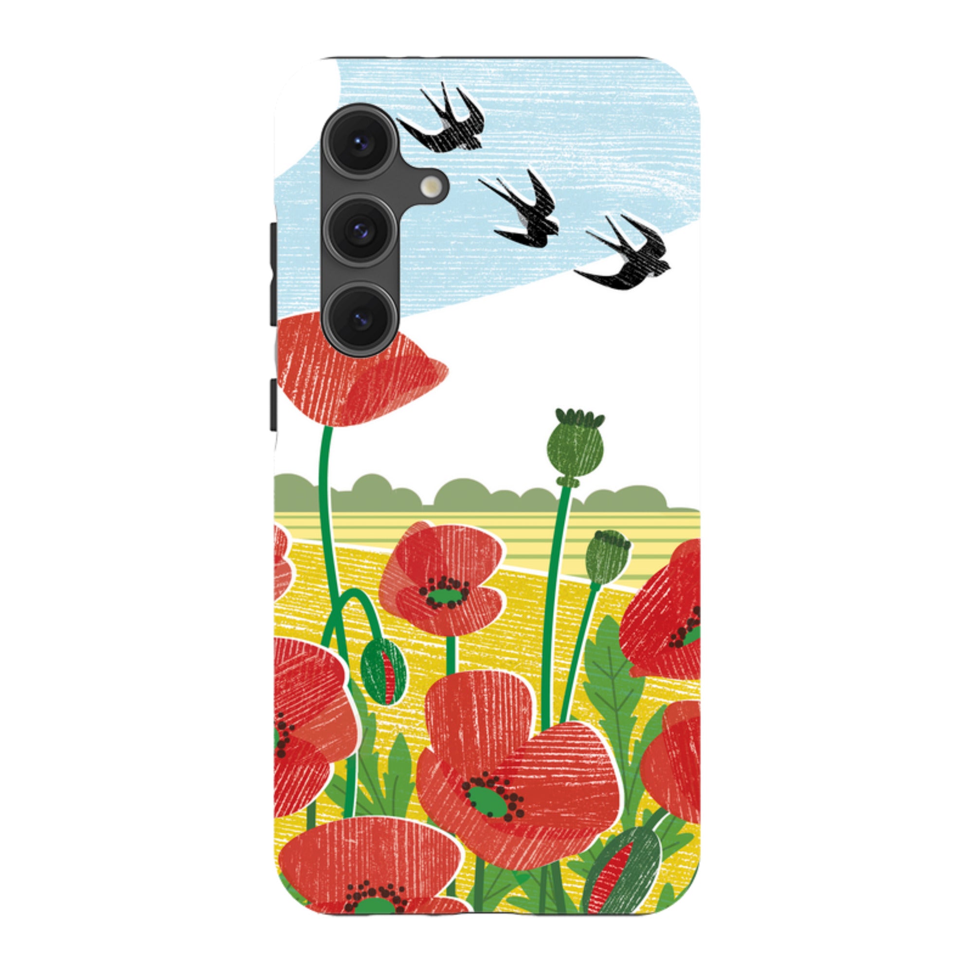 Samsung Tough Case - Poppy Fields By Liane Payne