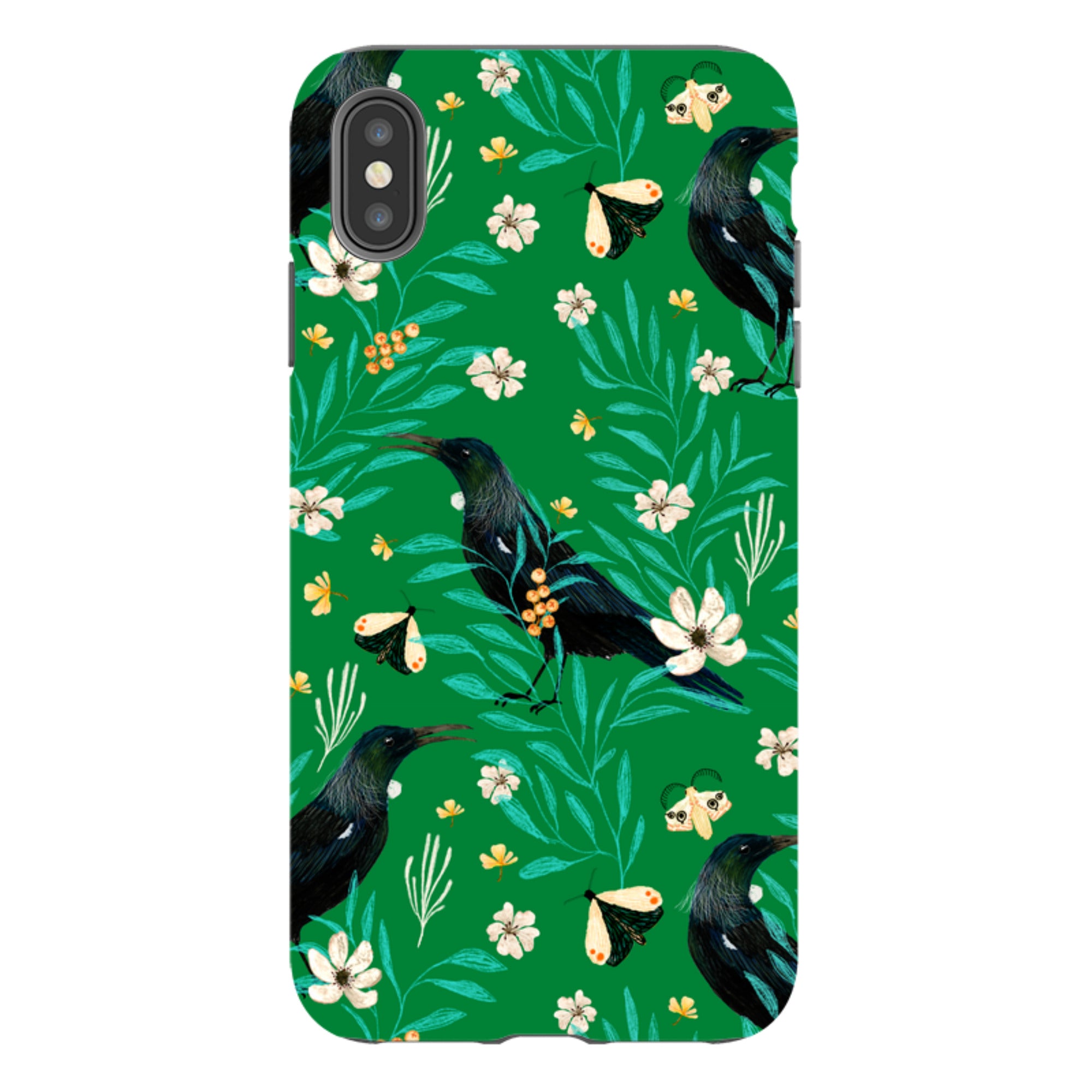 iPhone Tough Case - Tui Green By Katherine Quinn