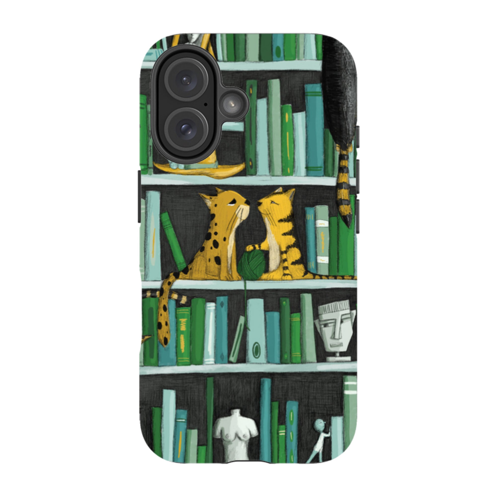 iPhone Tough Case - Library Friends By Maja Lindberg
