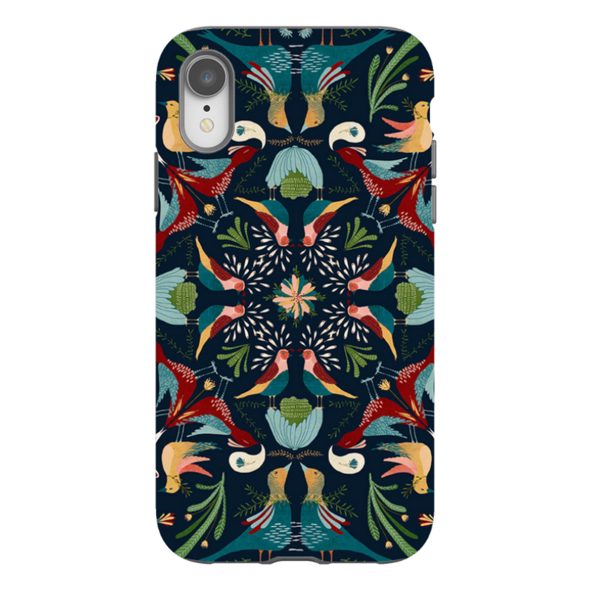 iPhone Tough Case - Navy Hanky By Katherine Quinn
