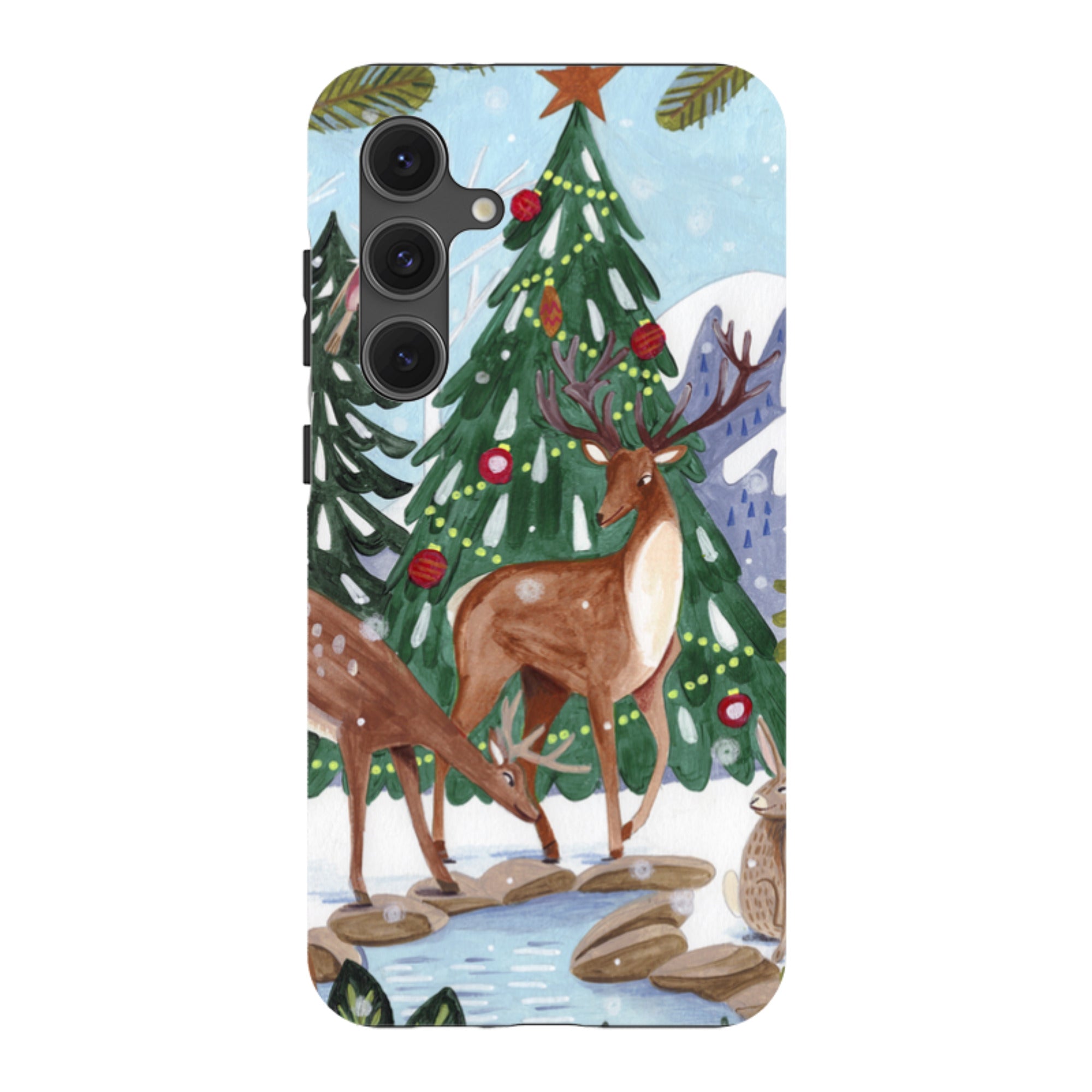 Samsung Tough Case - Winter Forest By Caroline Bonne Muller