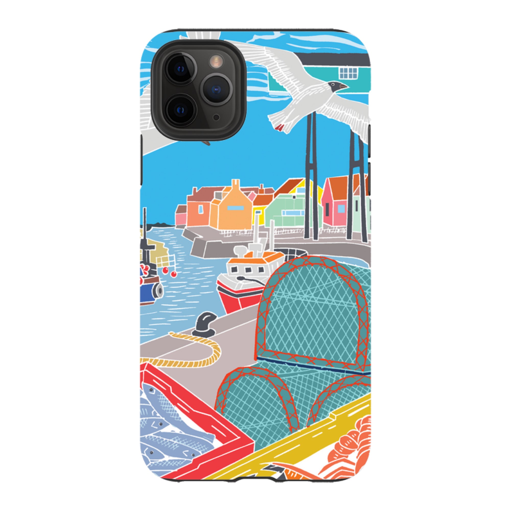 iPhone Tough Case - Bright Houses By Kate Heiss